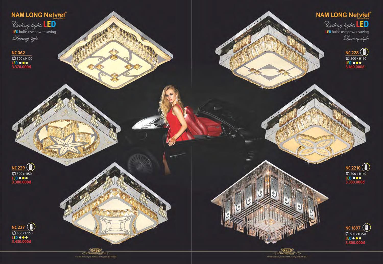 Catalogue Đèn Trang Trí Nam Long Netviet 2023 - Trang 121)