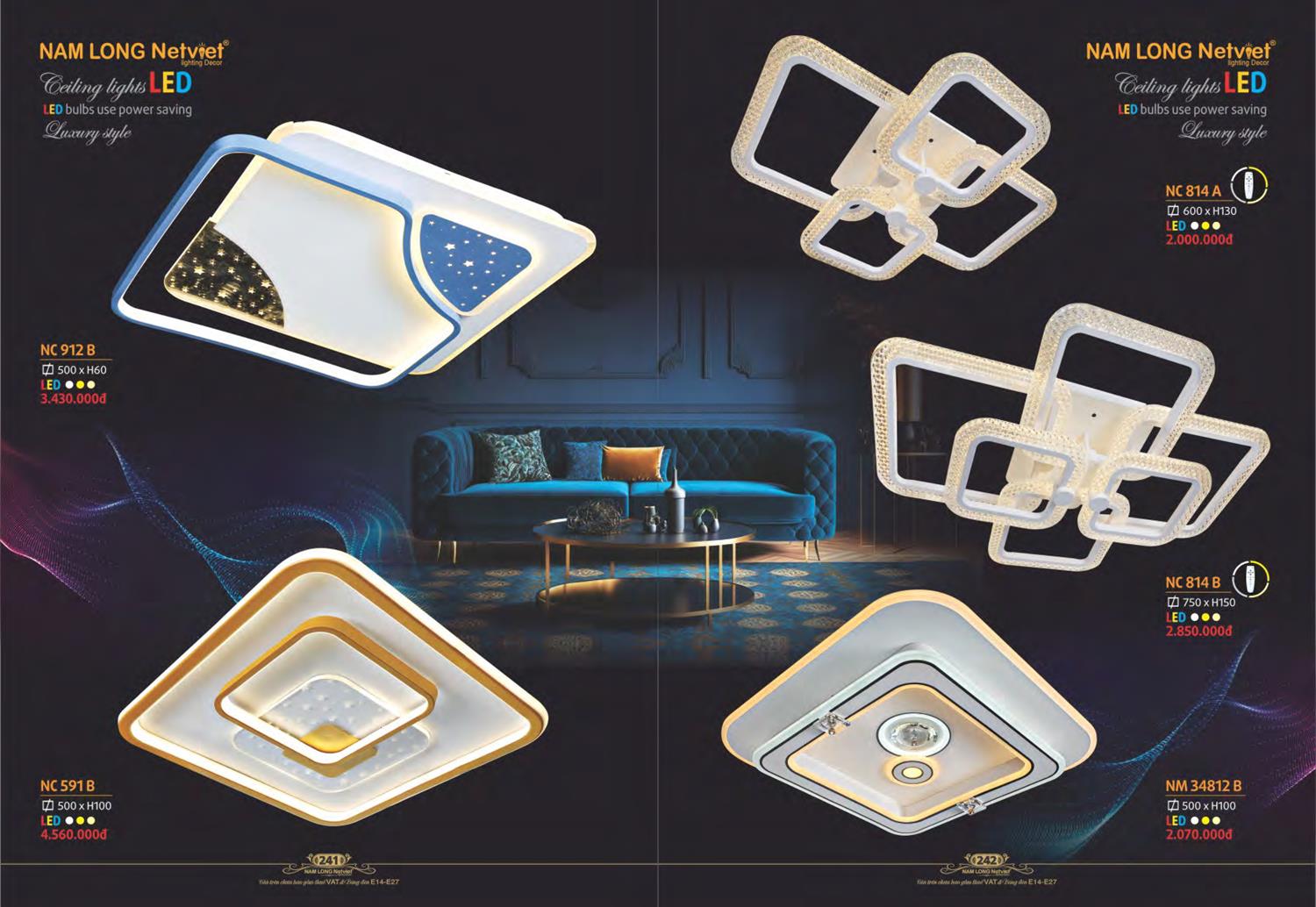 Catalogue Đèn Trang Trí Nam Long Netviet 2023 - Trang 123)