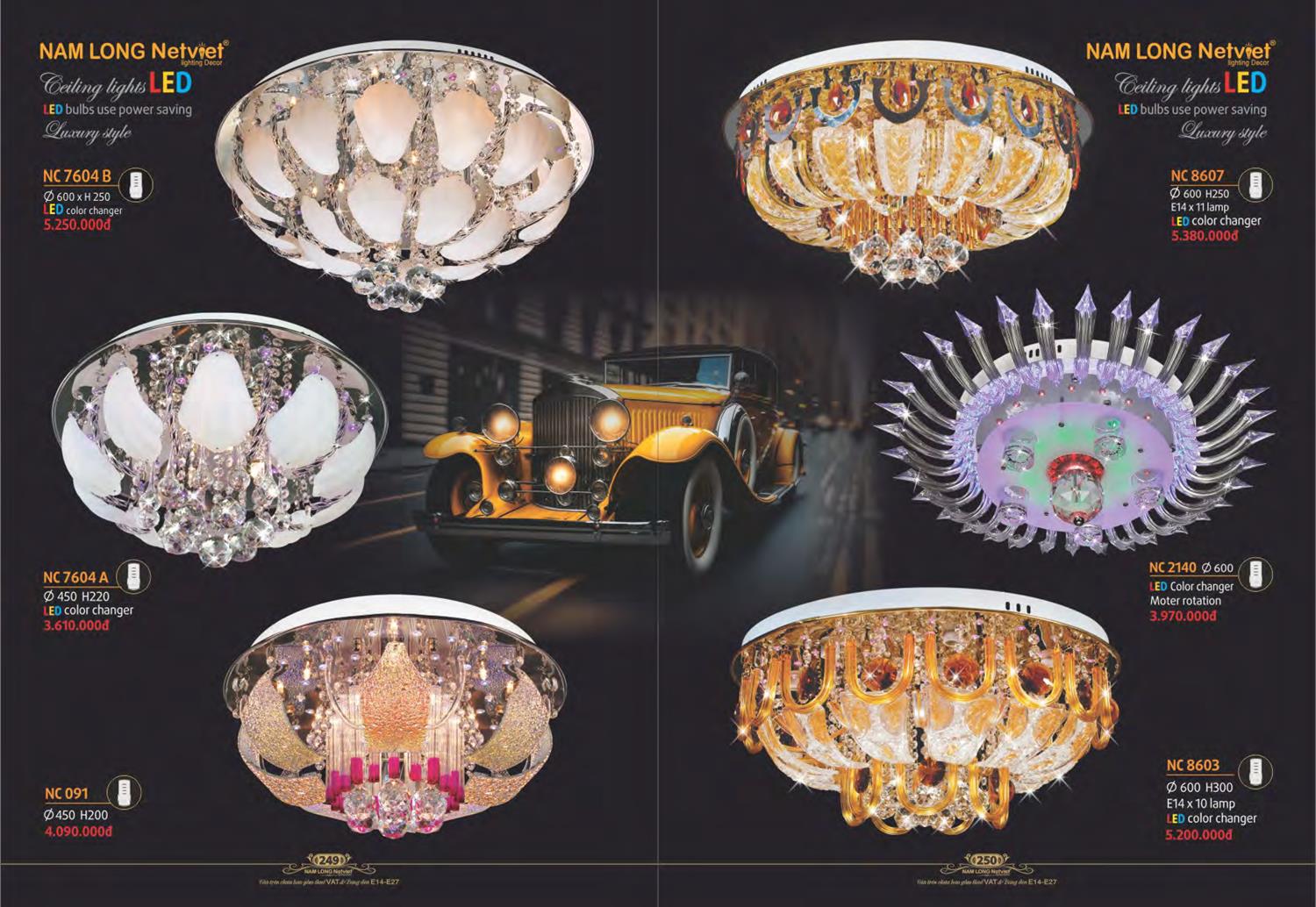 Catalogue Đèn Trang Trí Nam Long Netviet 2023 - Trang 127)