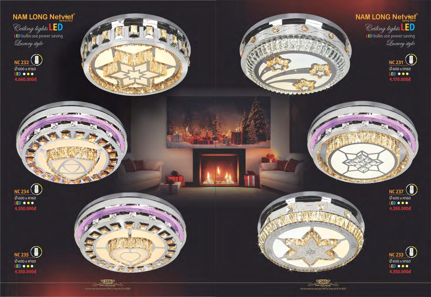 Catalogue Đèn Trang Trí Nam Long Netviet 2023 - Trang 132)