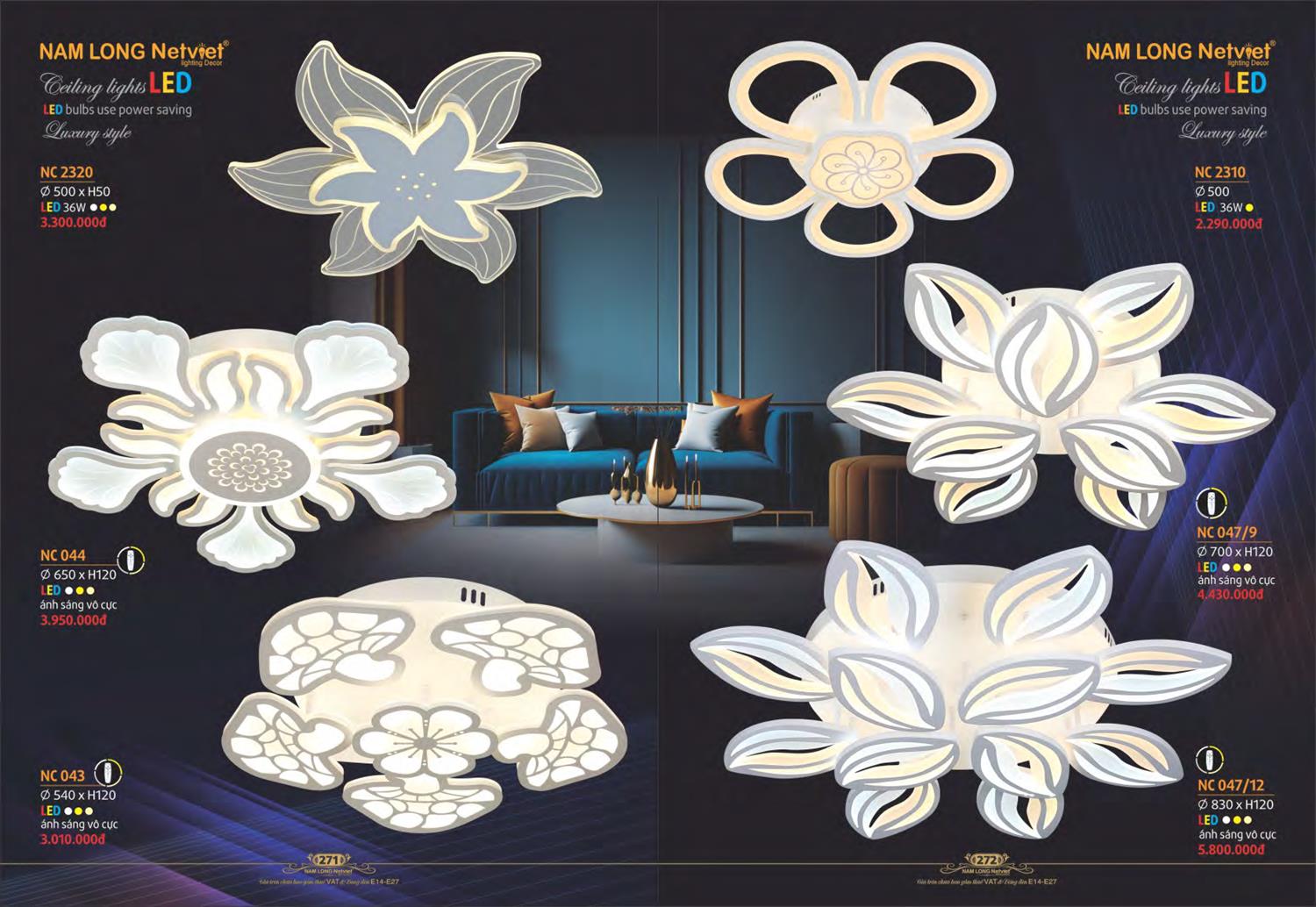 Catalogue Đèn Trang Trí Nam Long Netviet 2023 - Trang 138)