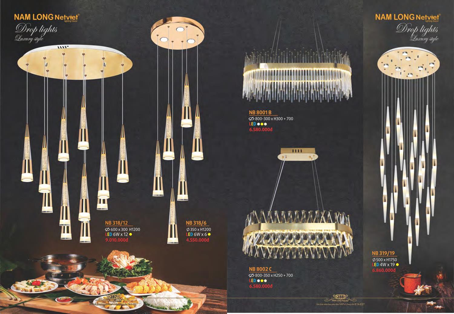 Catalogue Đèn Trang Trí Nam Long Netviet 2023 - Trang 146)