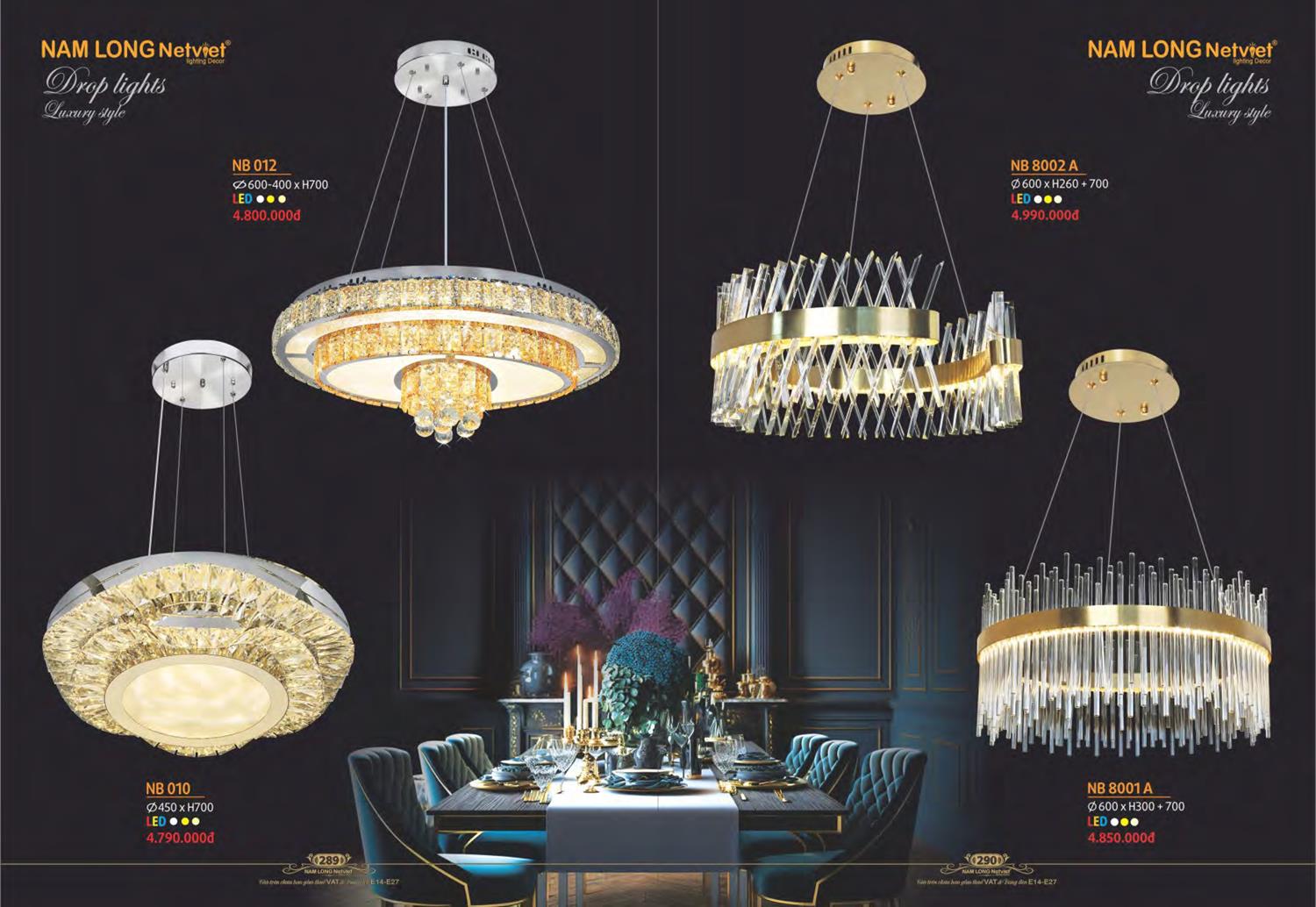 Catalogue Đèn Trang Trí Nam Long Netviet 2023 - Trang 147)