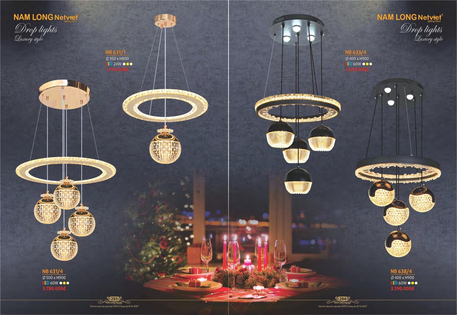 Catalogue Đèn Trang Trí Nam Long Netviet 2023 - Trang 149)
