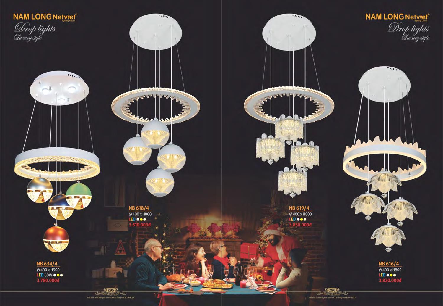 Catalogue Đèn Trang Trí Nam Long Netviet 2023 - Trang 150)