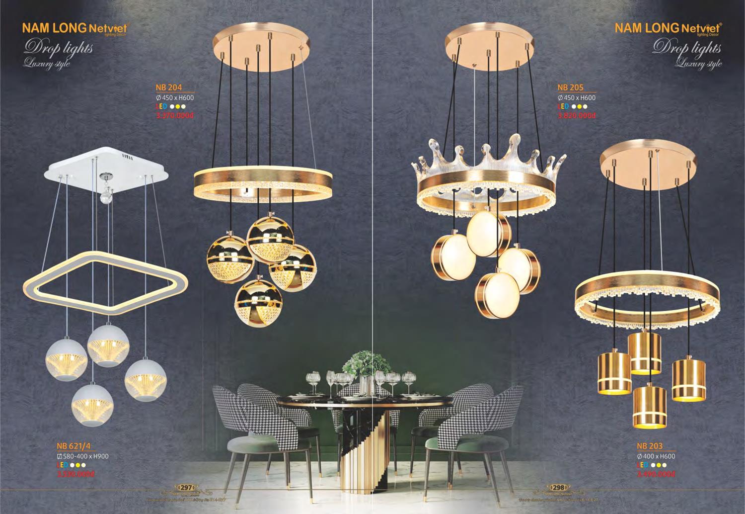 Catalogue Đèn Trang Trí Nam Long Netviet 2023 - Trang 151)
