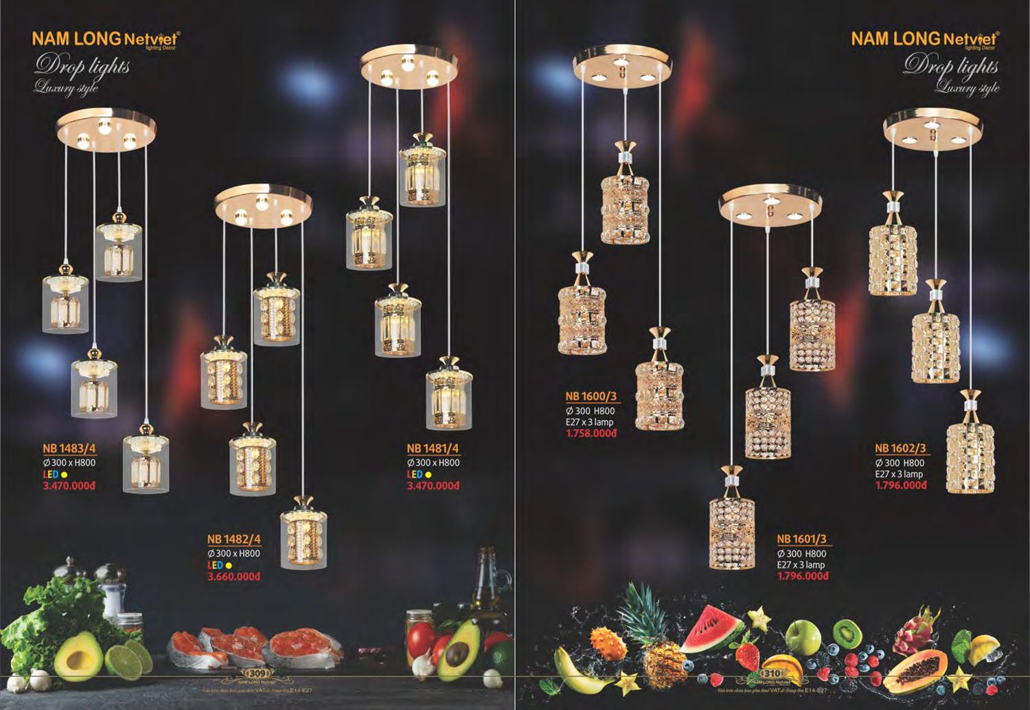 Catalogue Đèn Trang Trí Nam Long Netviet 2023 - Trang 157)