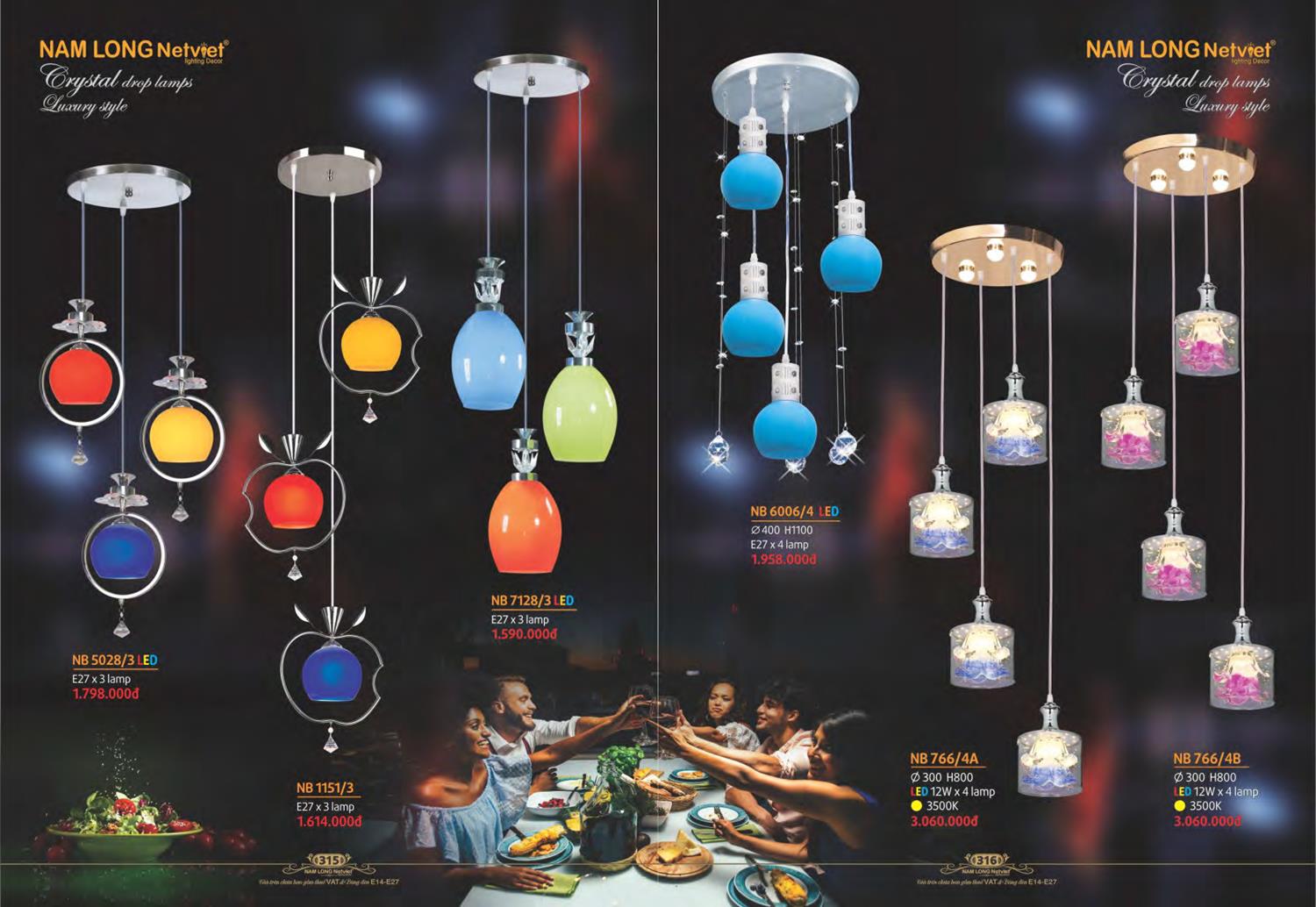 Catalogue Đèn Trang Trí Nam Long Netviet 2023 - Trang 160)