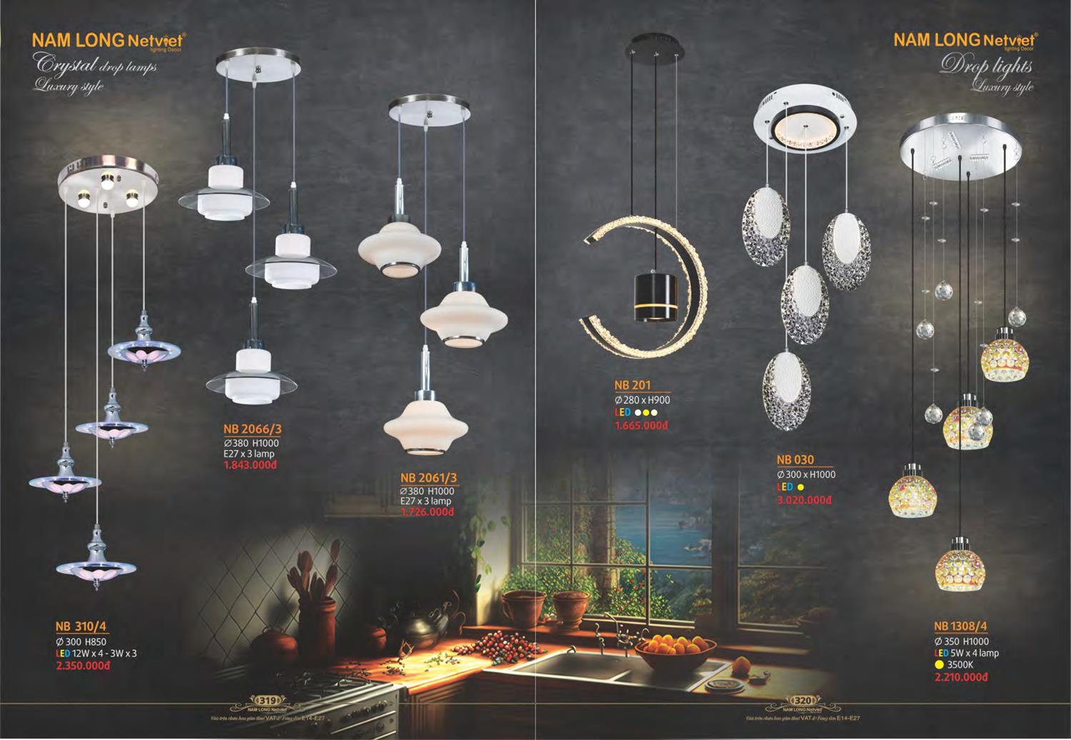 Catalogue Đèn Trang Trí Nam Long Netviet 2023 - Trang 162)