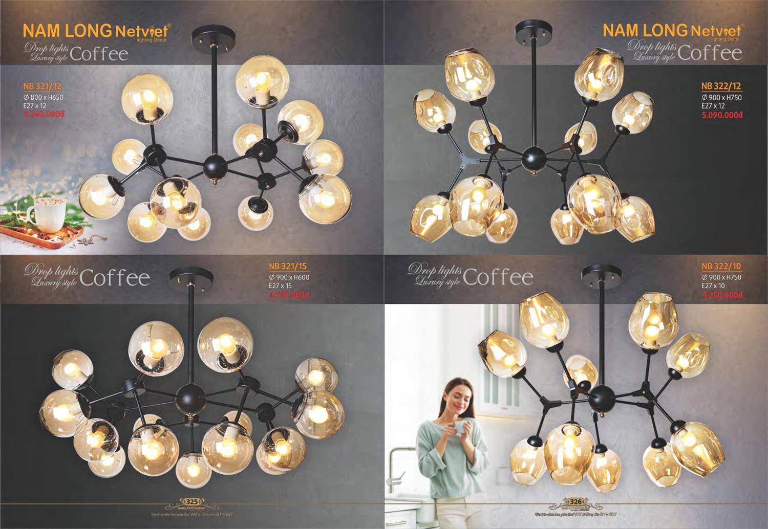 Catalogue Đèn Trang Trí Nam Long Netviet 2023 - Trang 165)
