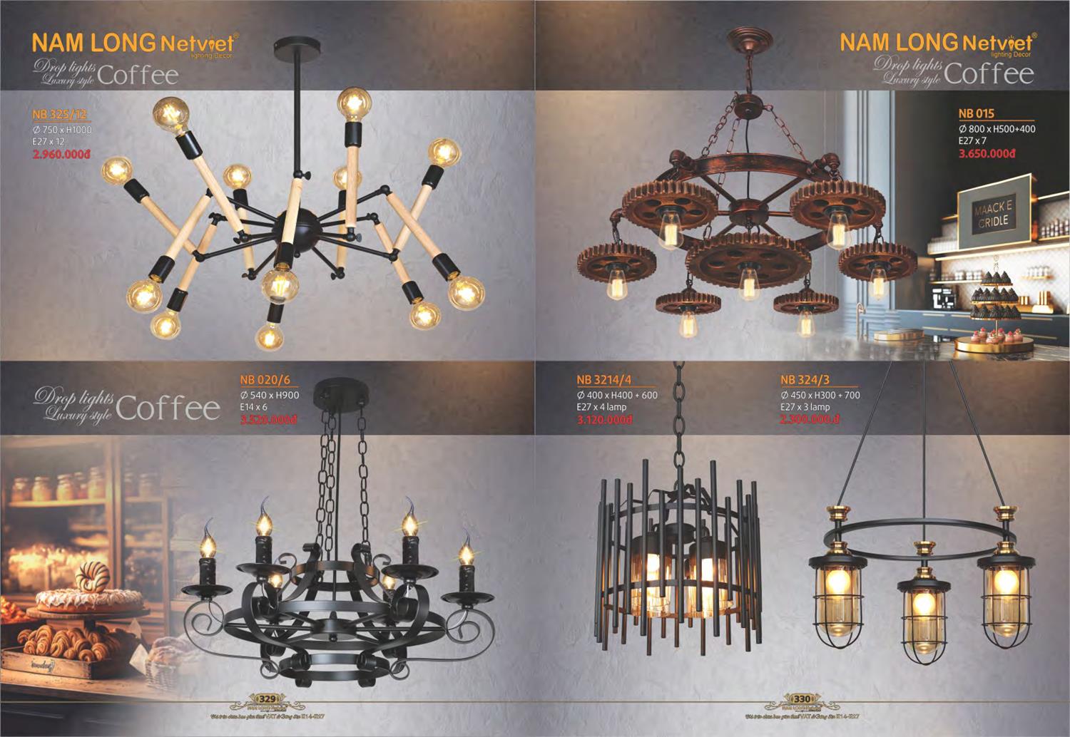 Catalogue Đèn Trang Trí Nam Long Netviet 2023 - Trang 167)