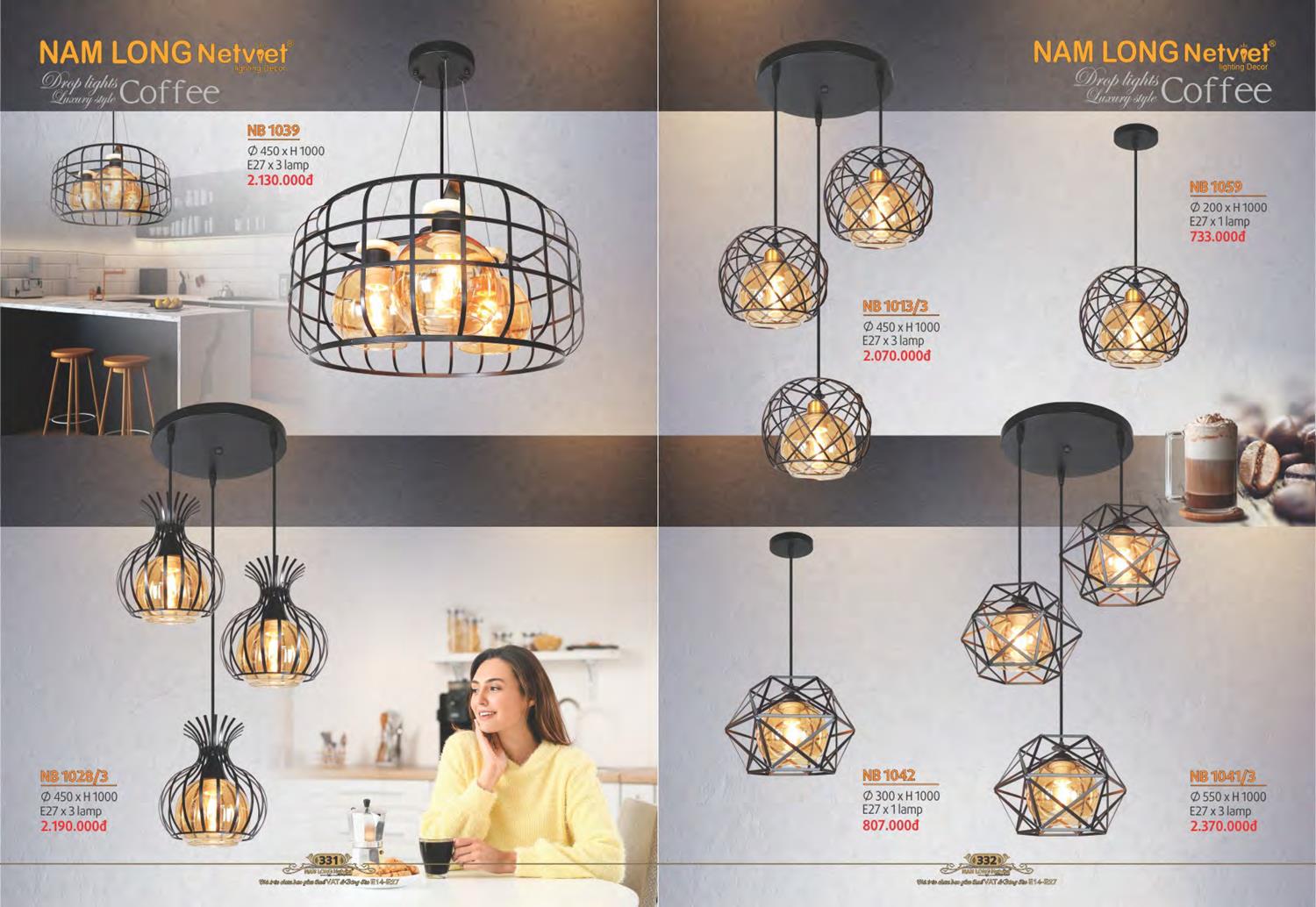 Catalogue Đèn Trang Trí Nam Long Netviet 2023 - Trang 168)