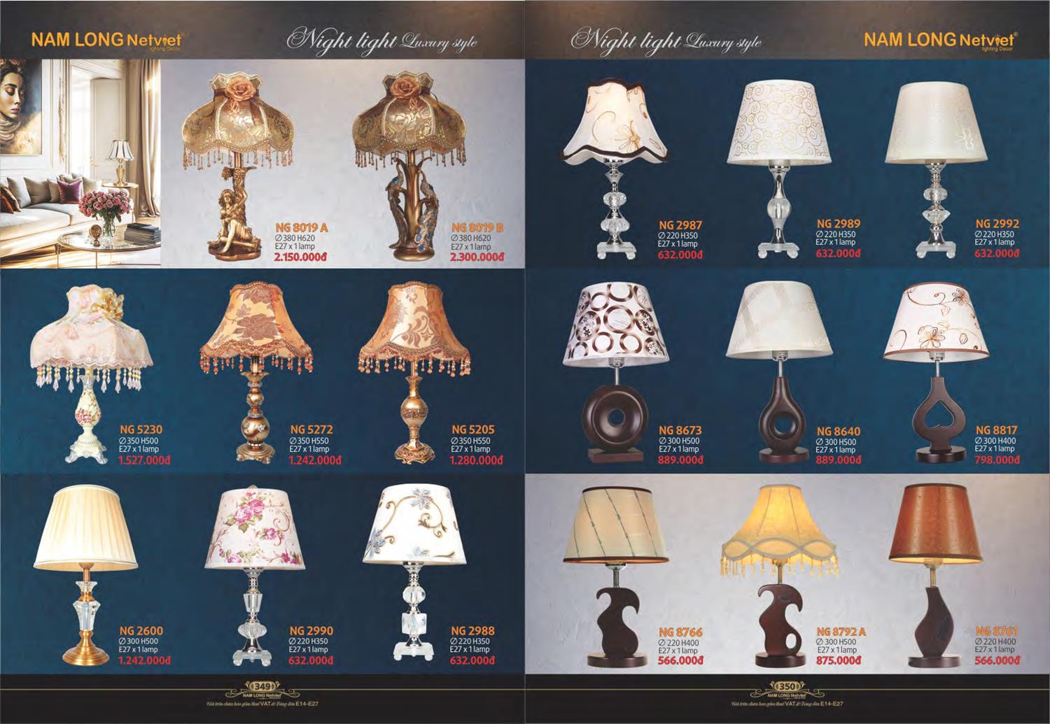 Catalogue Đèn Trang Trí Nam Long Netviet 2023 - Trang 177)