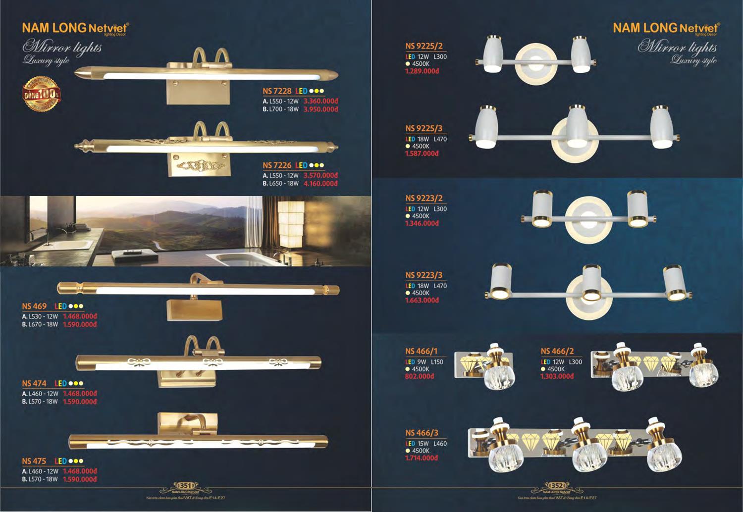 Catalogue Đèn Trang Trí Nam Long Netviet 2023 - Trang 178)
