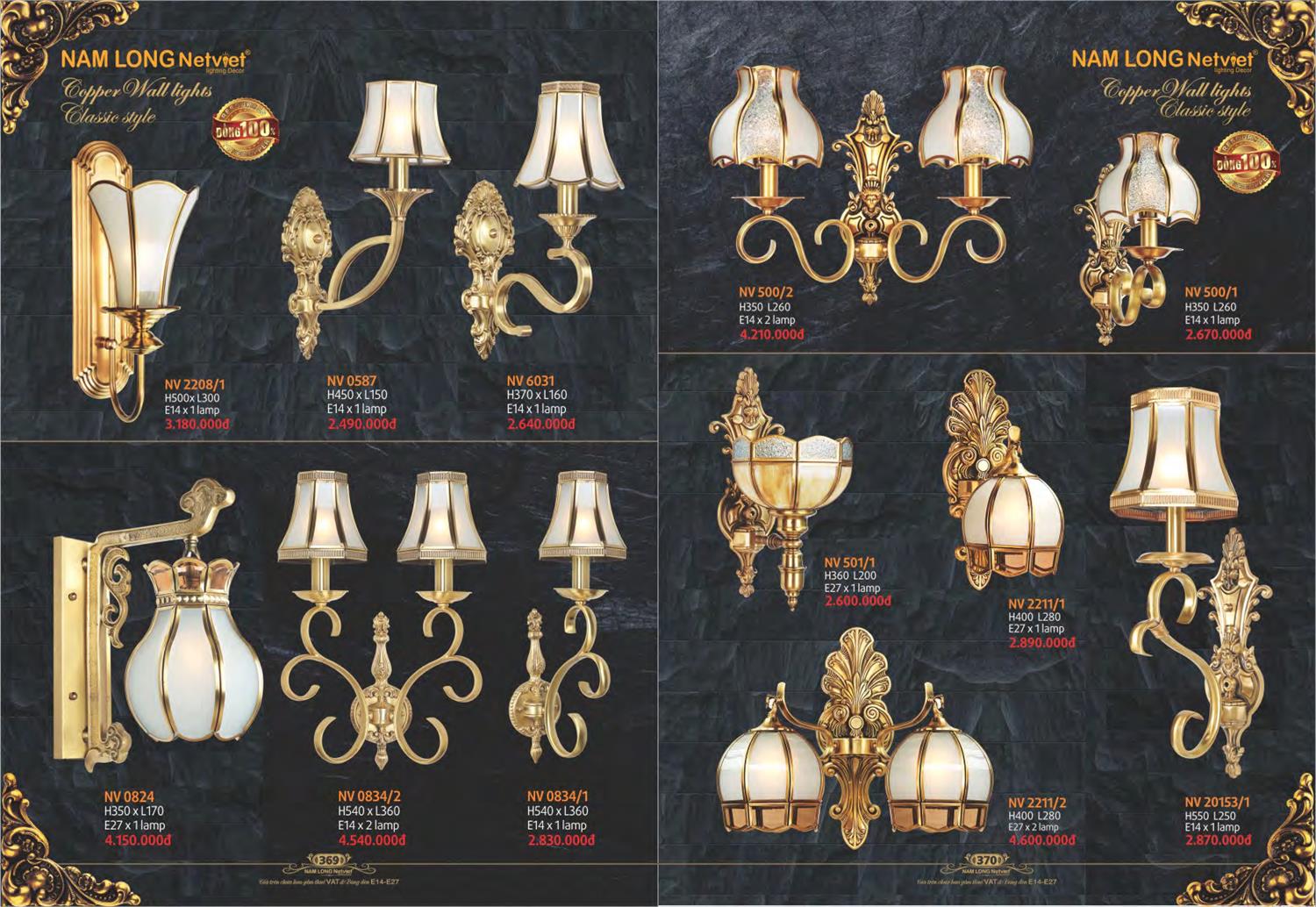Catalogue Đèn Trang Trí Nam Long Netviet 2023 - Trang 187)