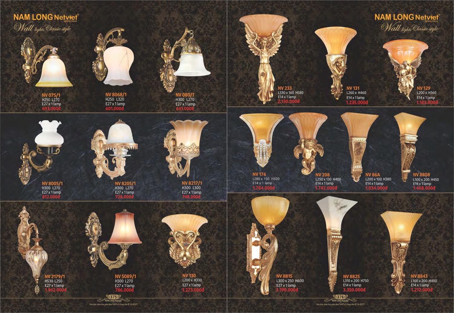 Catalogue Đèn Trang Trí Nam Long Netviet 2023 - Trang 190)