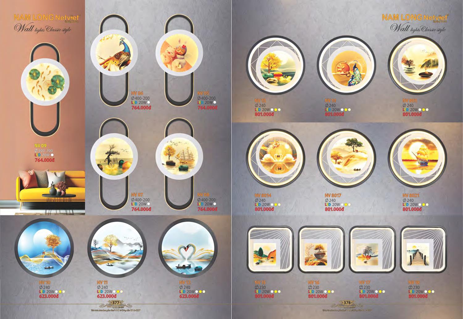 Catalogue Đèn Trang Trí Nam Long Netviet 2023 - Trang 191)