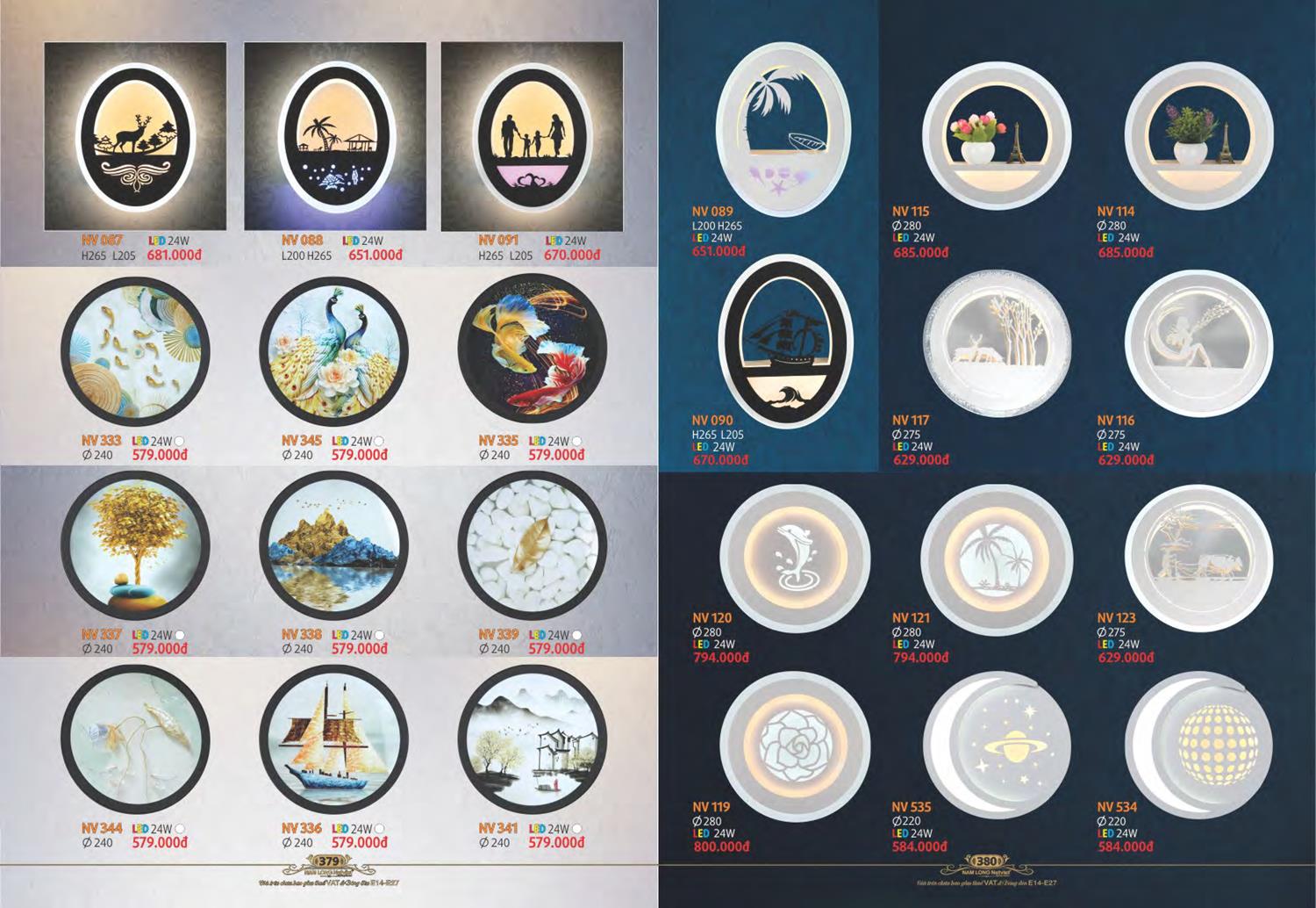 Catalogue Đèn Trang Trí Nam Long Netviet 2023 - Trang 192)