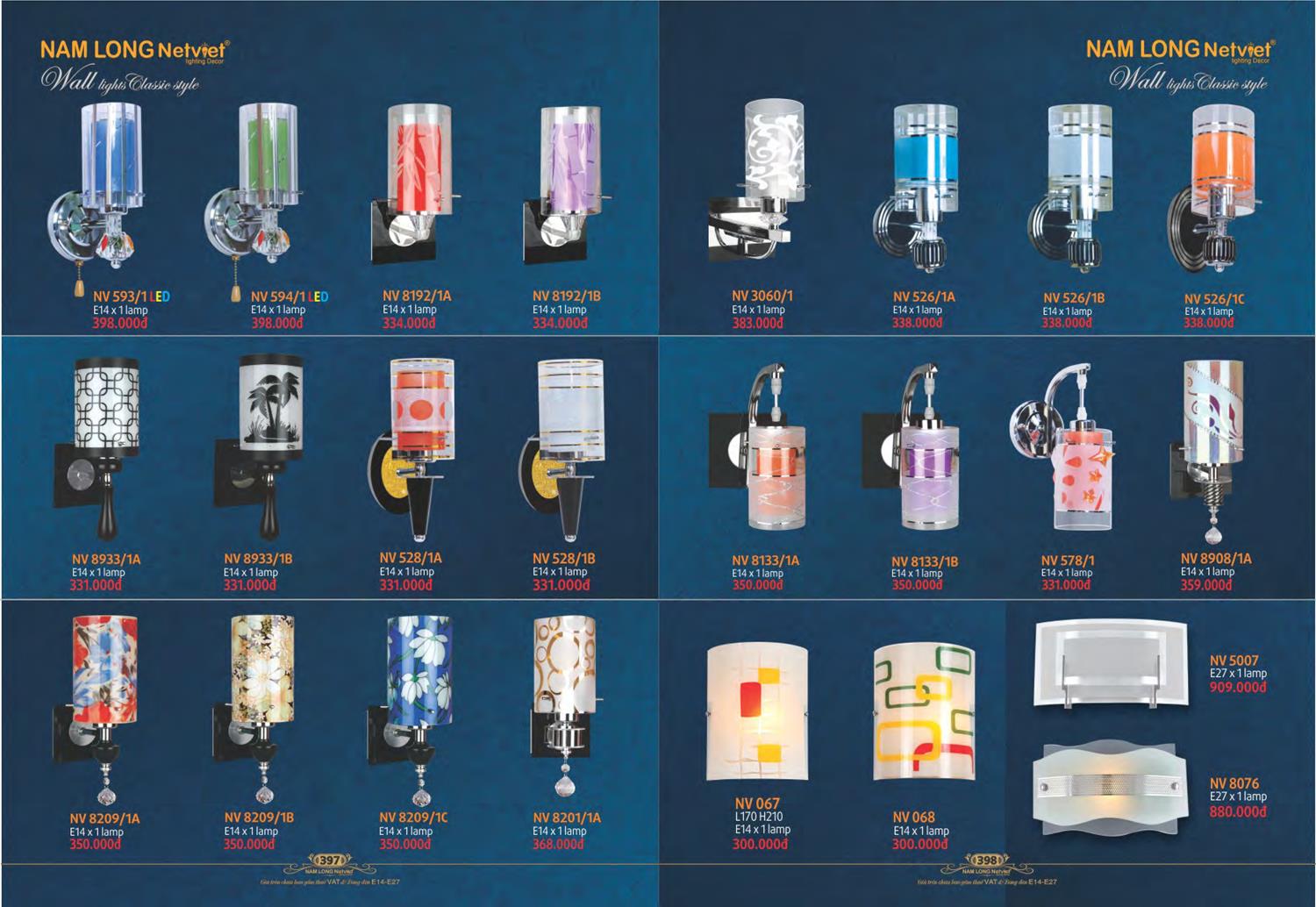 Catalogue Đèn Trang Trí Nam Long Netviet 2023 - Trang 201)