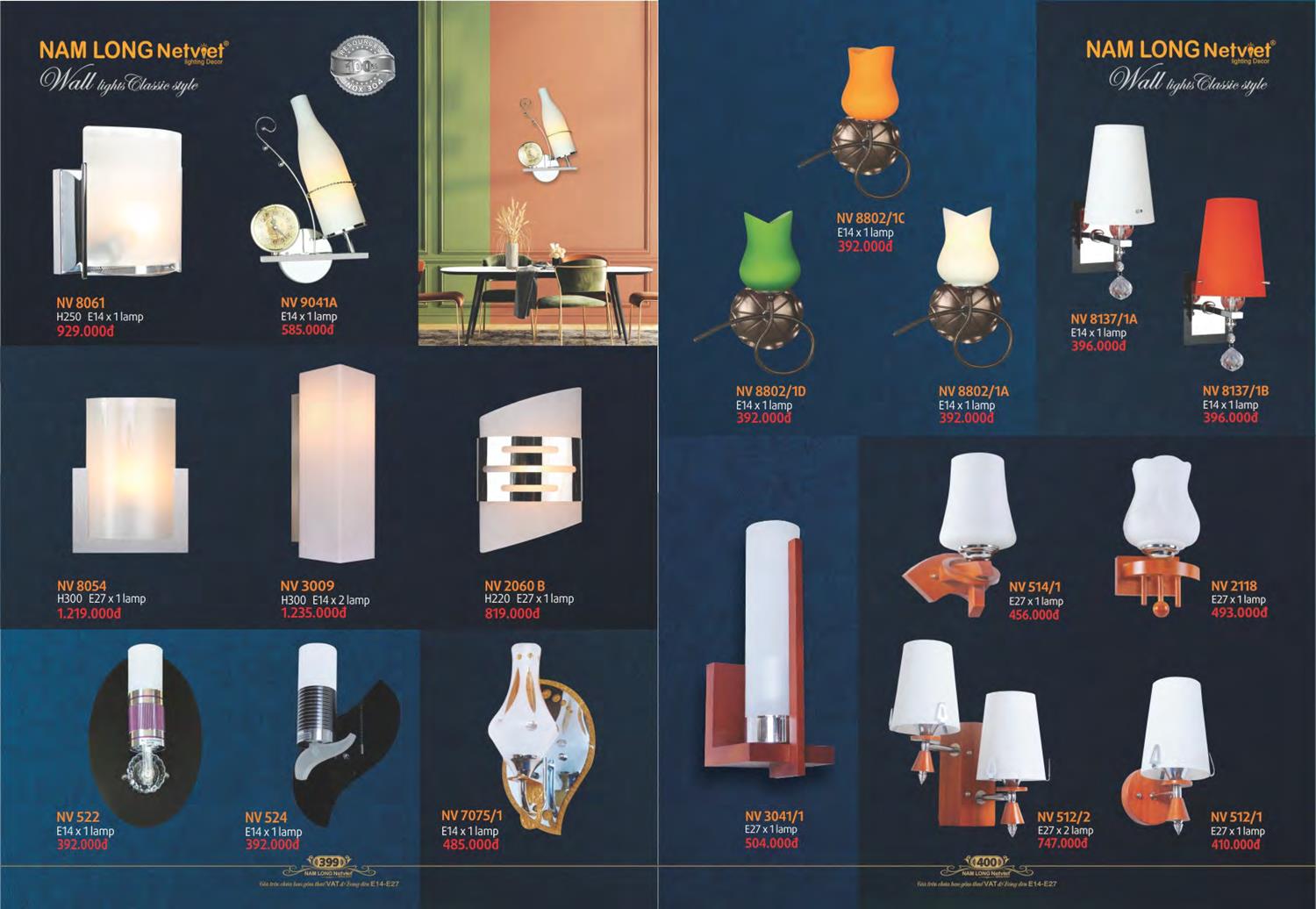Catalogue Đèn Trang Trí Nam Long Netviet 2023 - Trang 202)