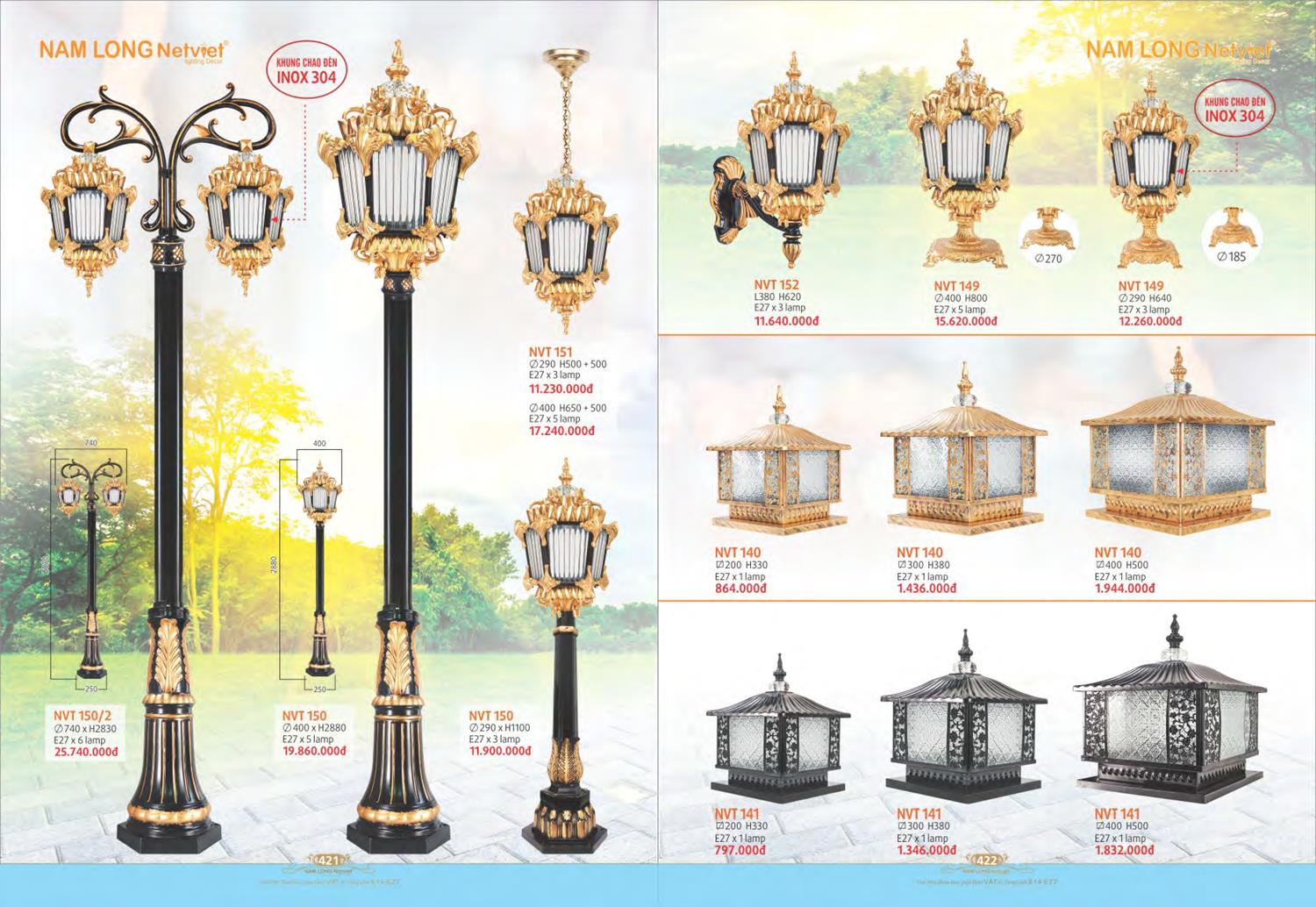 Catalogue Đèn Trang Trí Nam Long Netviet 2023 - Trang 213)