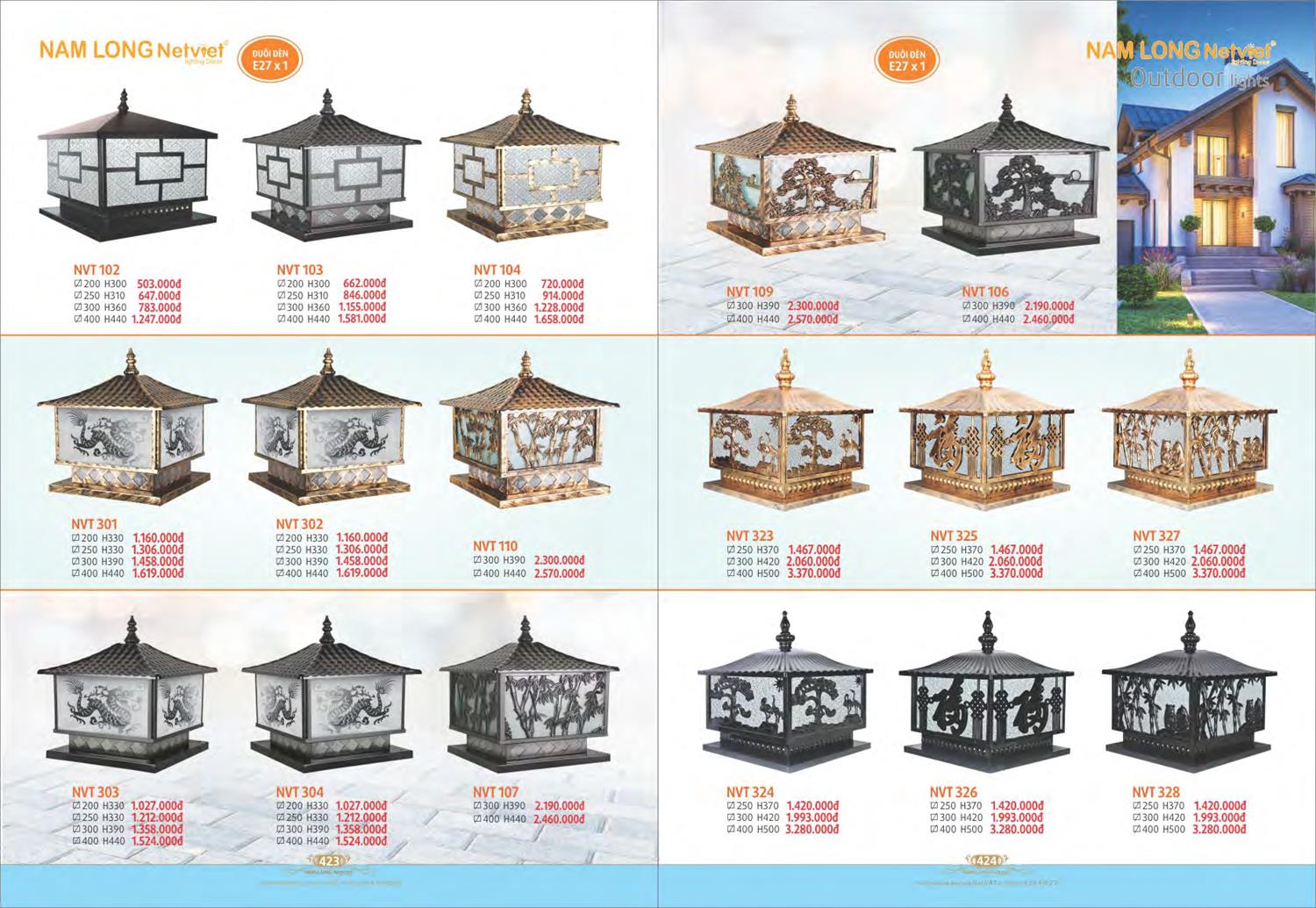 Catalogue Đèn Trang Trí Nam Long Netviet 2023 - Trang 214)
