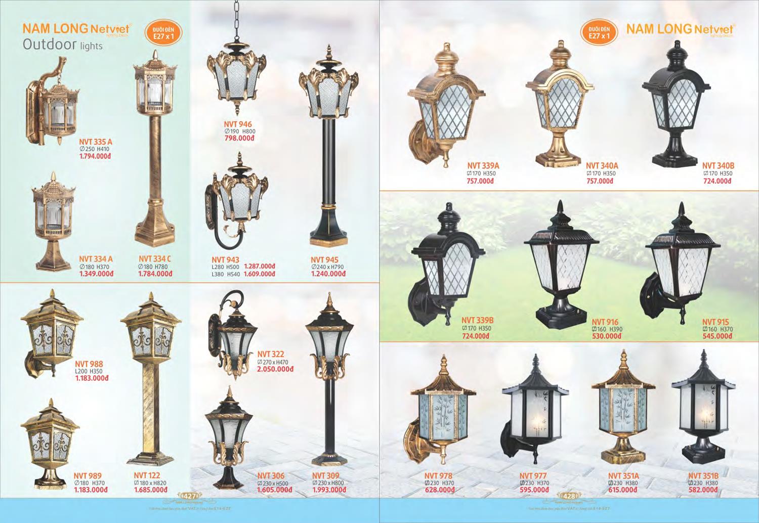 Catalogue Đèn Trang Trí Nam Long Netviet 2023 - Trang 216)