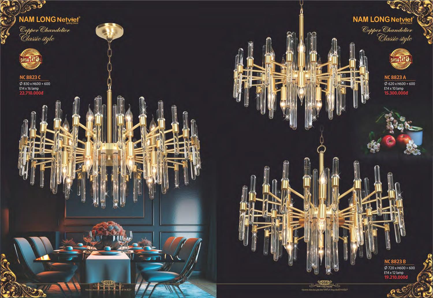 Catalogue Đèn Trang Trí Nam Long Netviet 2023 - Trang 30)