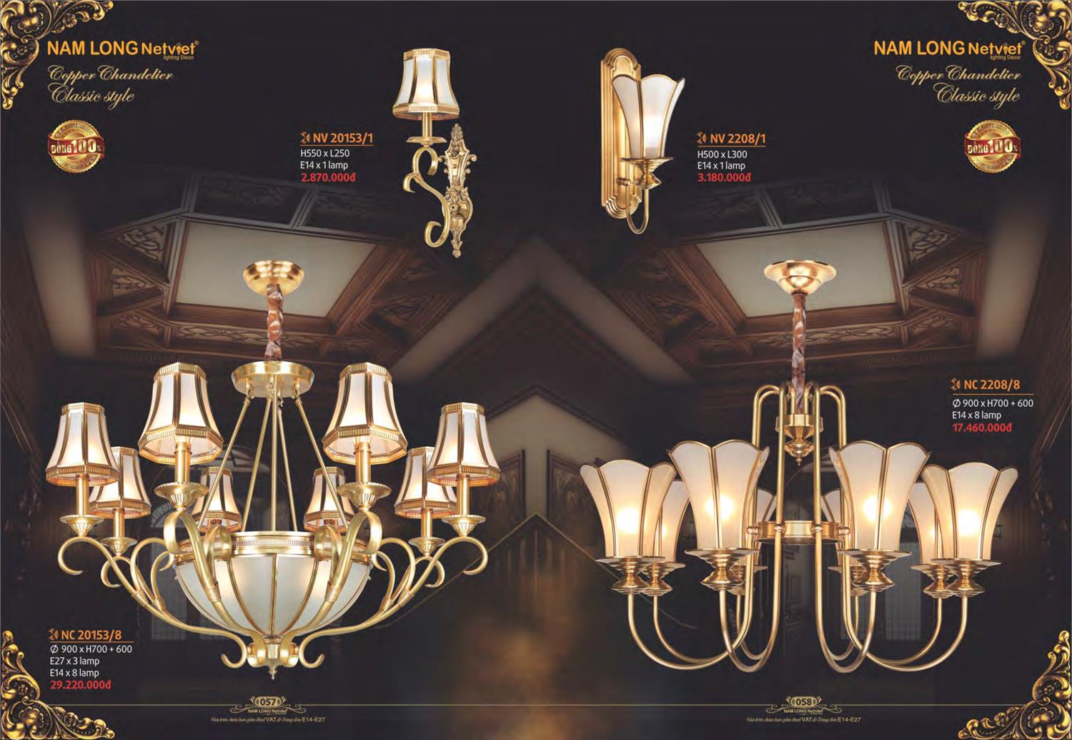 Catalogue Đèn Trang Trí Nam Long Netviet 2023 - Trang 31)