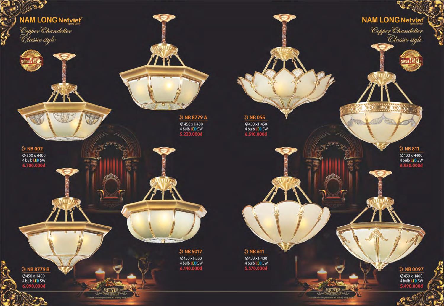 Catalogue Đèn Trang Trí Nam Long Netviet 2023 - Trang 33)