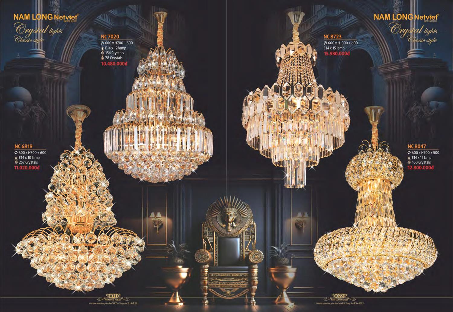Catalogue Đèn Trang Trí Nam Long Netviet 2023 - Trang 38)