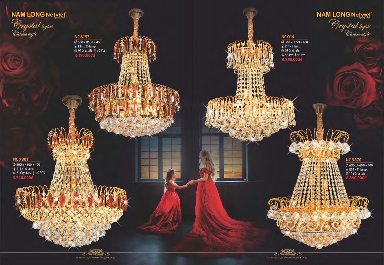 Catalogue Đèn Trang Trí Nam Long Netviet 2023 - Trang 39)