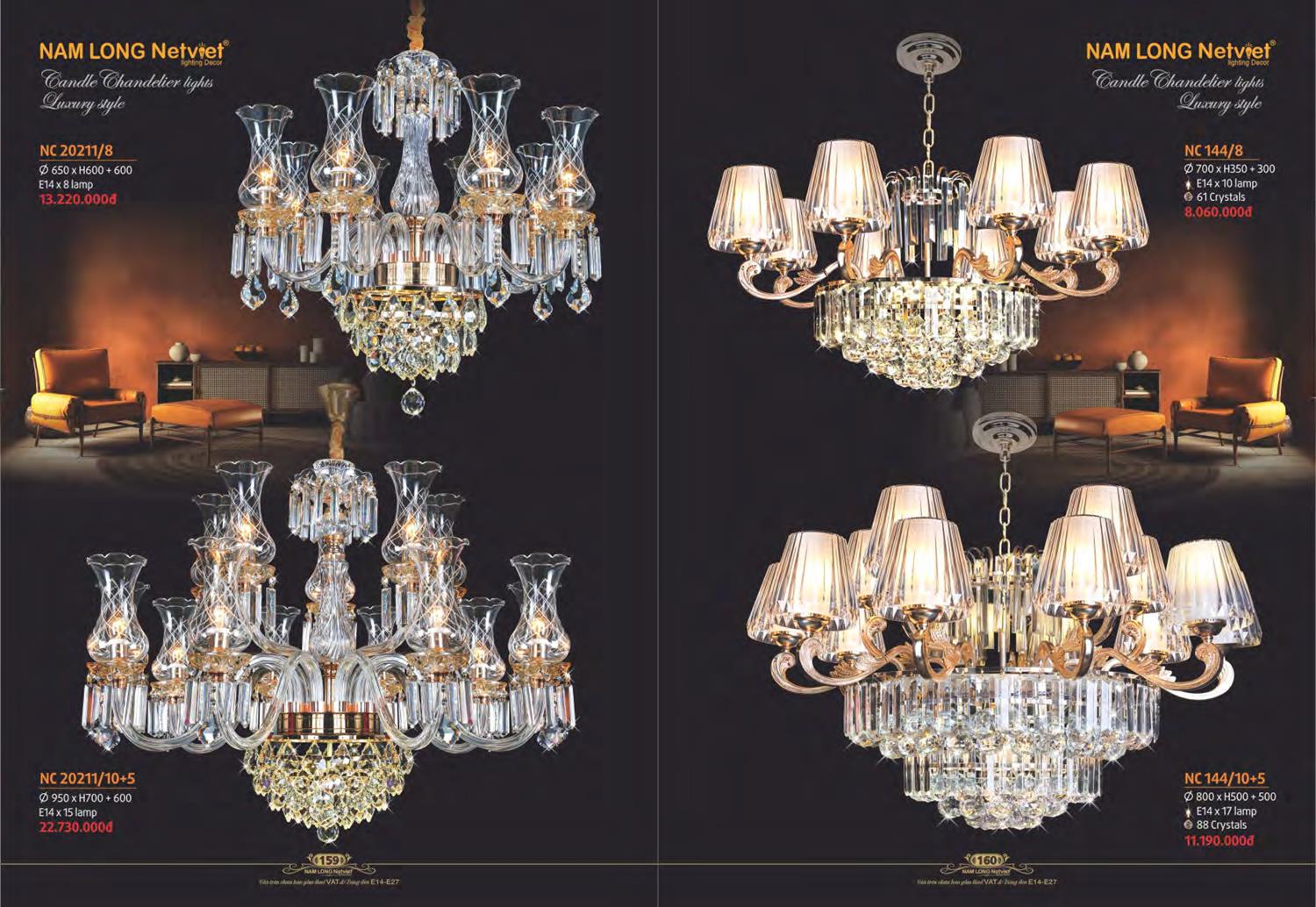 Catalogue Đèn Trang Trí Nam Long Netviet 2023 - Trang 82)