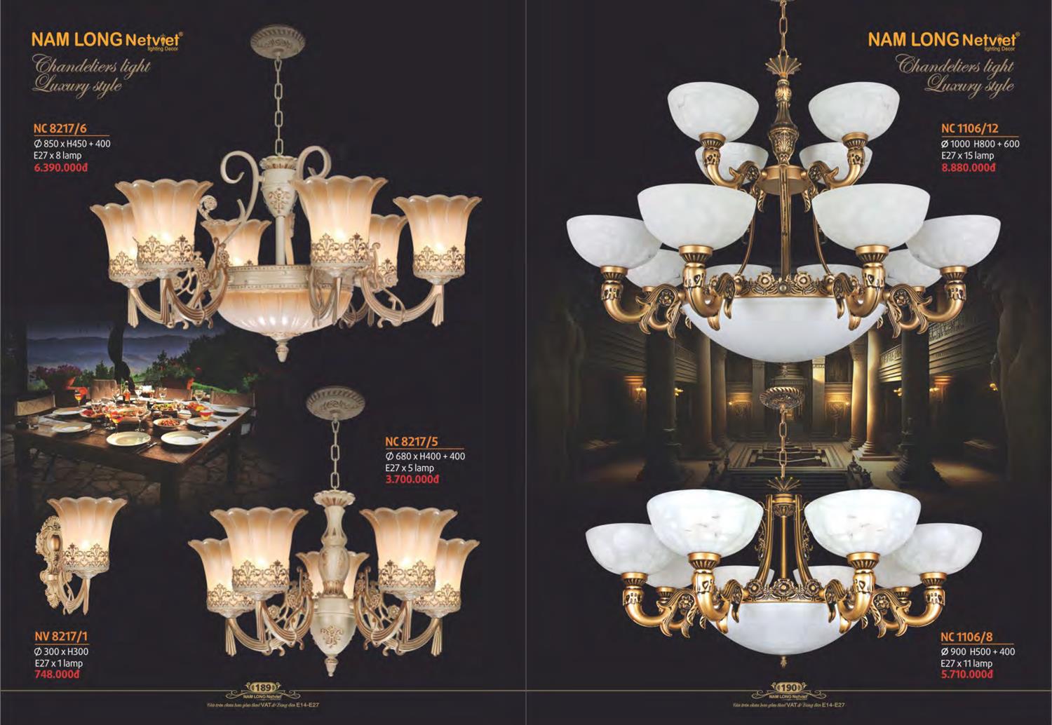 Catalogue Đèn Trang Trí Nam Long Netviet 2023 - Trang 97)