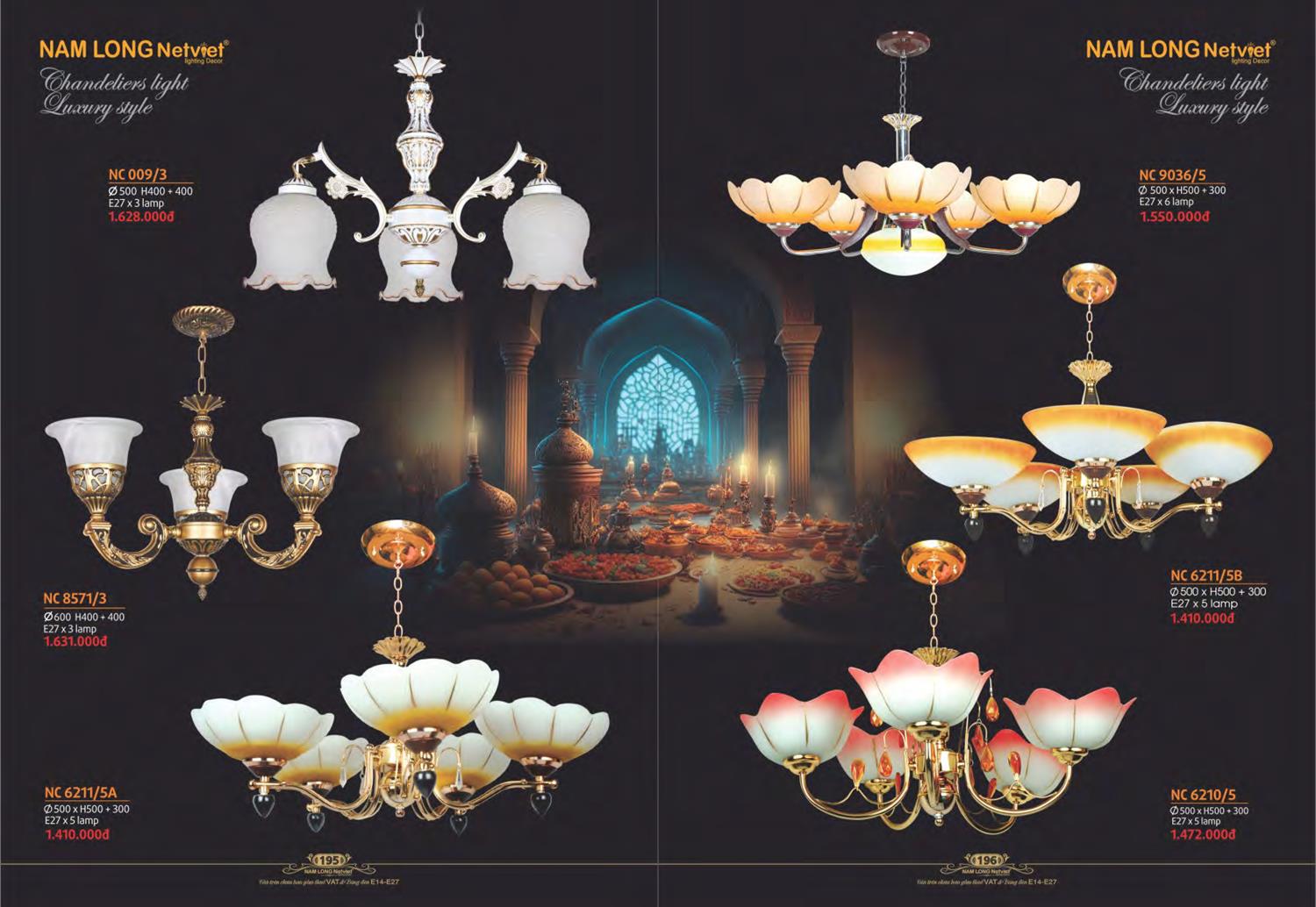 Catalogue Đèn Trang Trí Nam Long Netviet 2023 - Trang 100)
