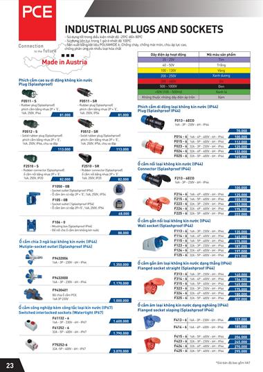 Catalogue Bảng giá Panasonic 2022