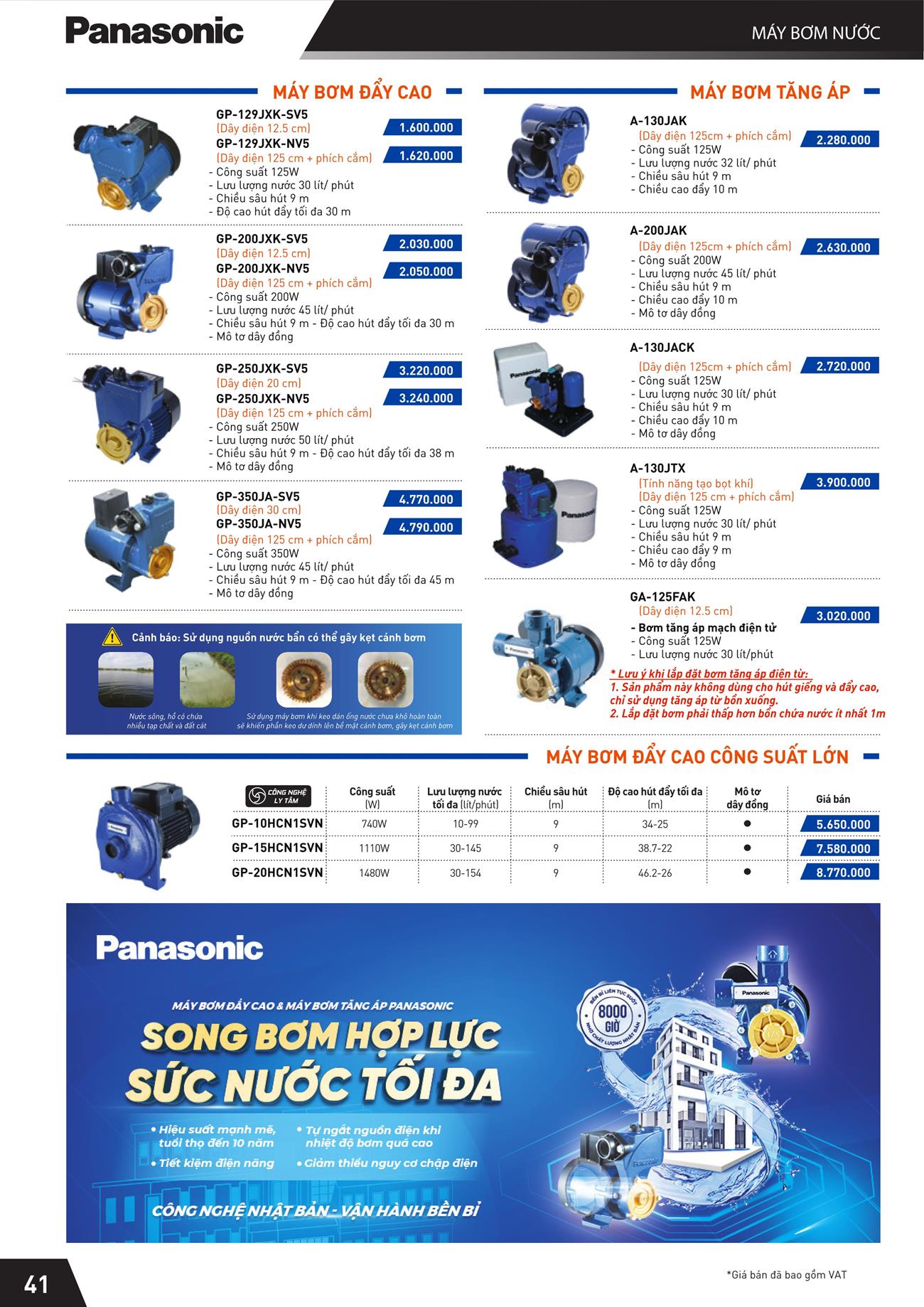 Bảng giá Panasonic 2023 - Trang 43)