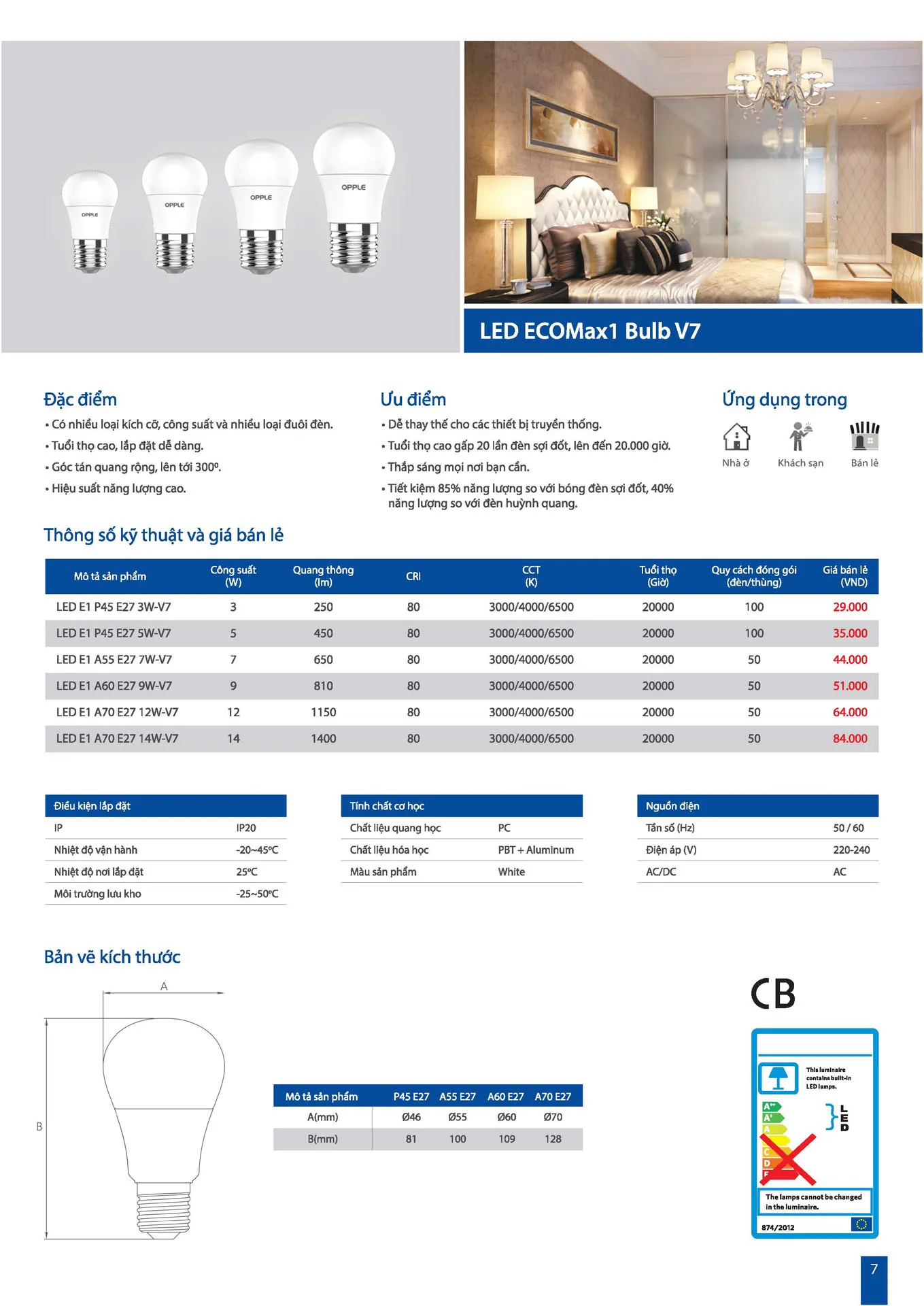 Catalogue OPPLE Lighting 2026 - Trang 7)