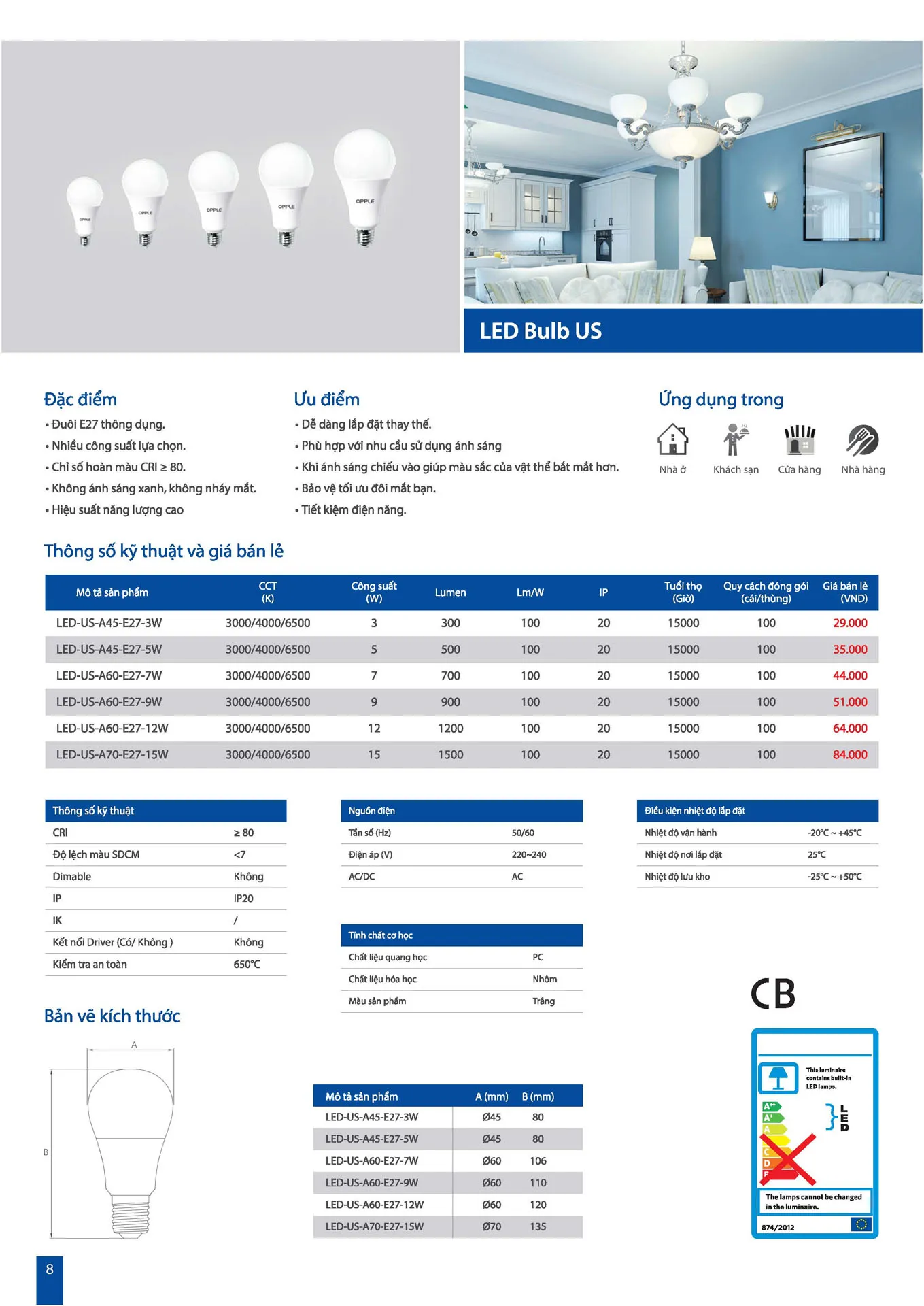 Catalogue OPPLE Lighting 2026 - Trang 8)
