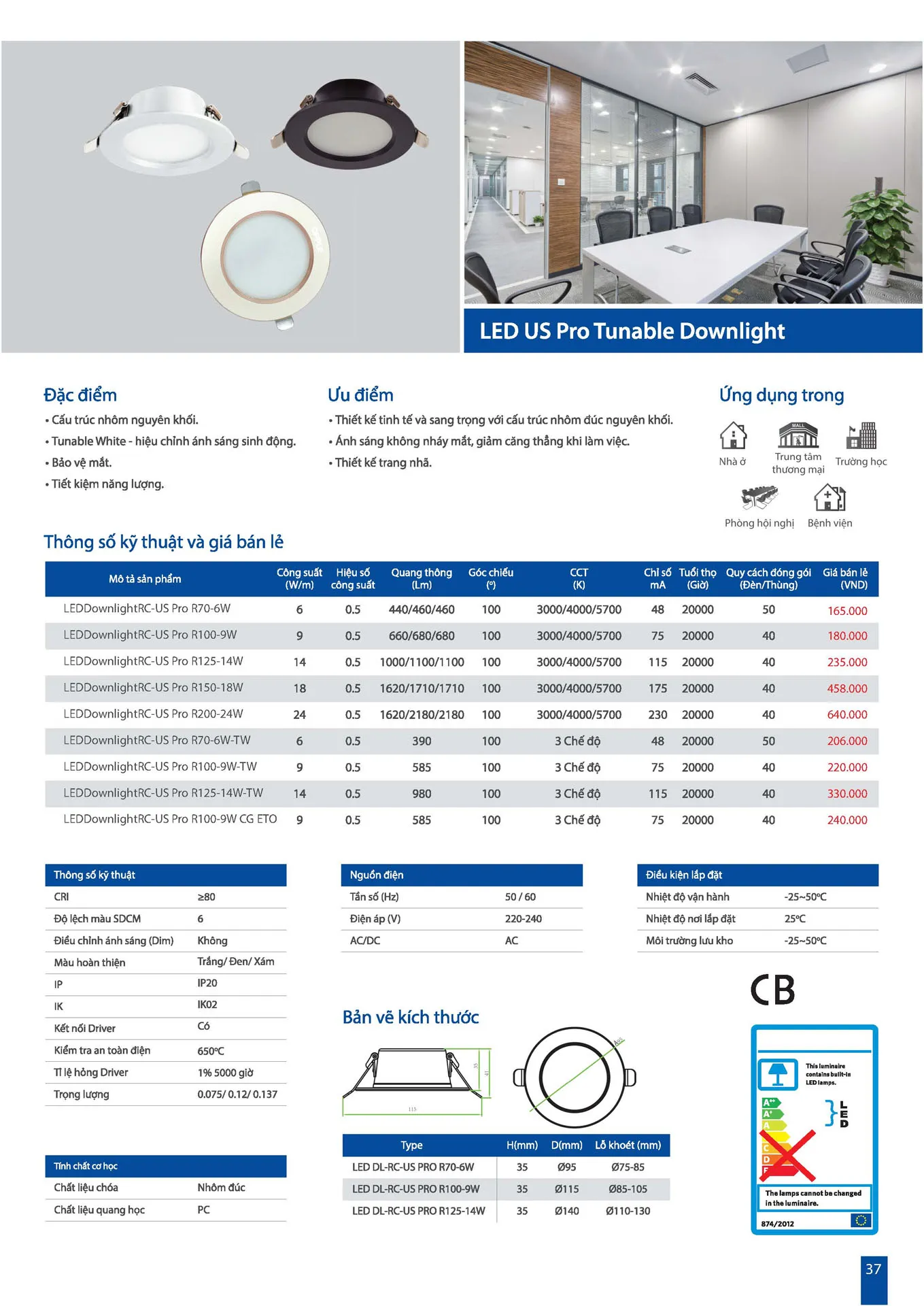 Catalogue OPPLE Lighting 2026 - Trang 37)