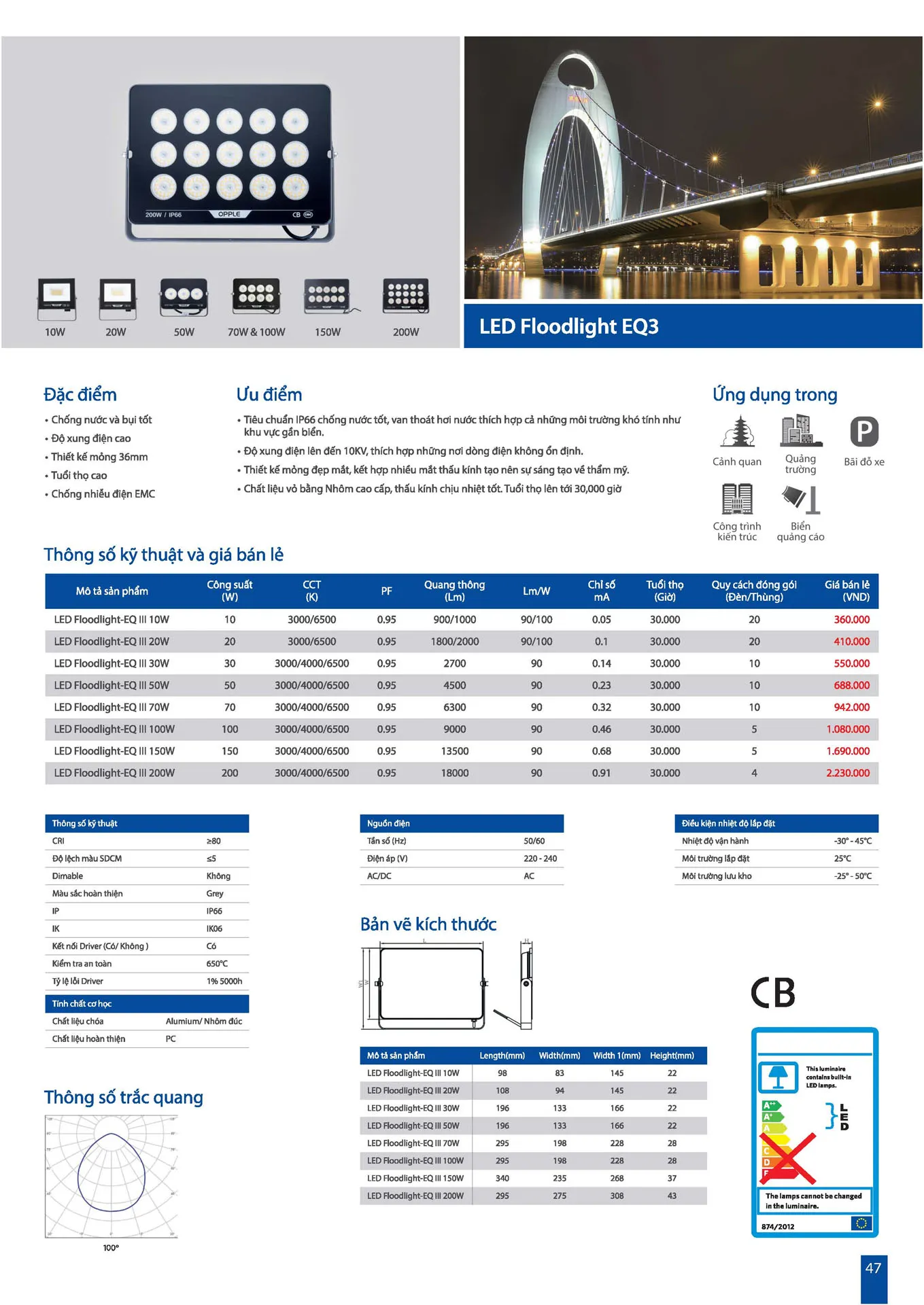 Catalogue OPPLE Lighting 2026 - Trang 47)