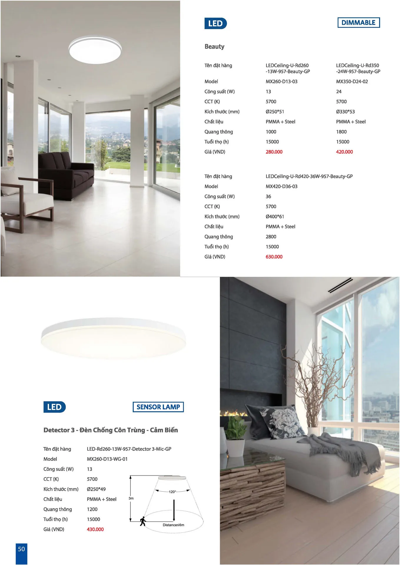 Catalogue OPPLE Lighting 2026 - Trang 50)