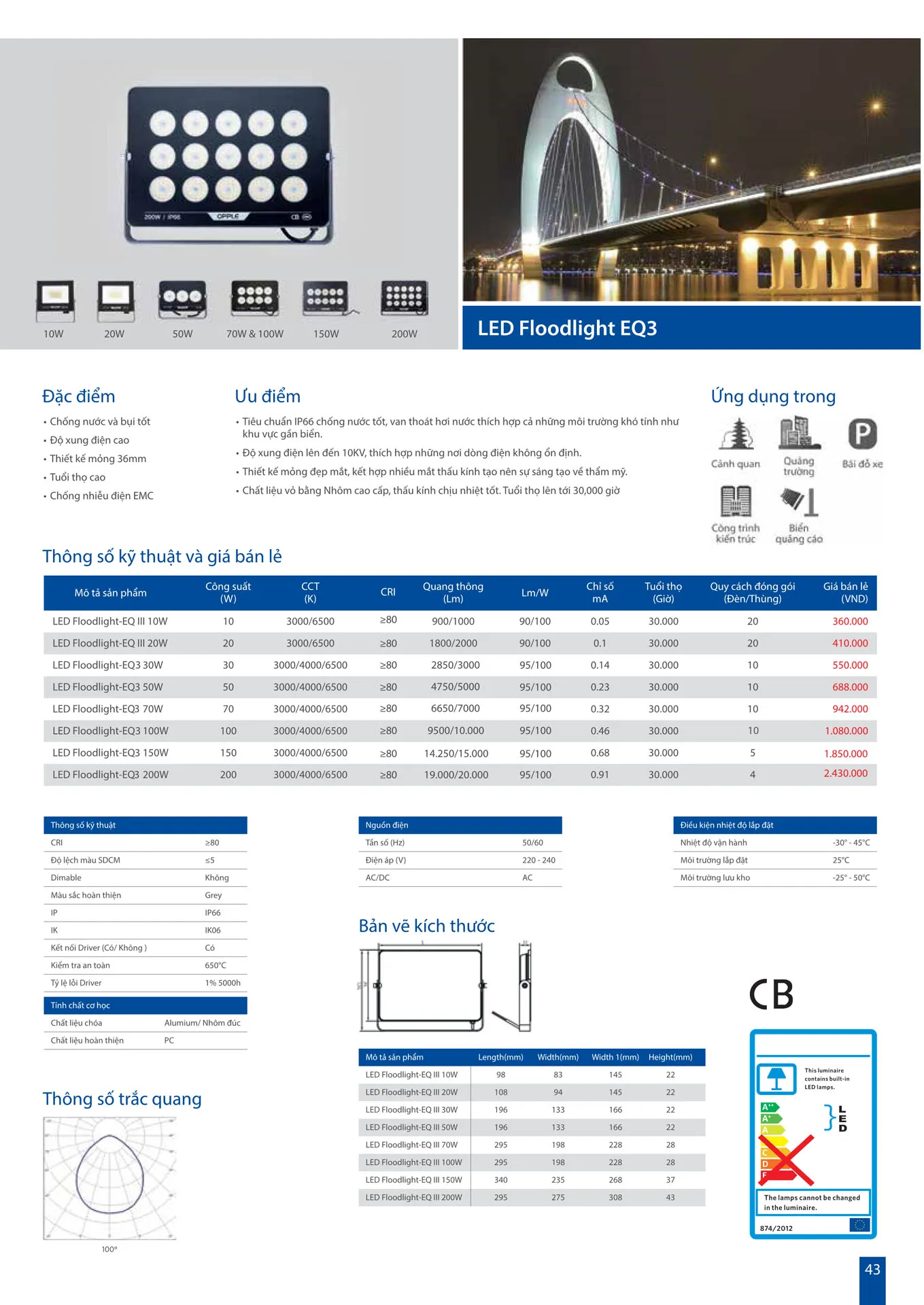 Catalogue OPPLE Lighting 2026 - Trang 43)