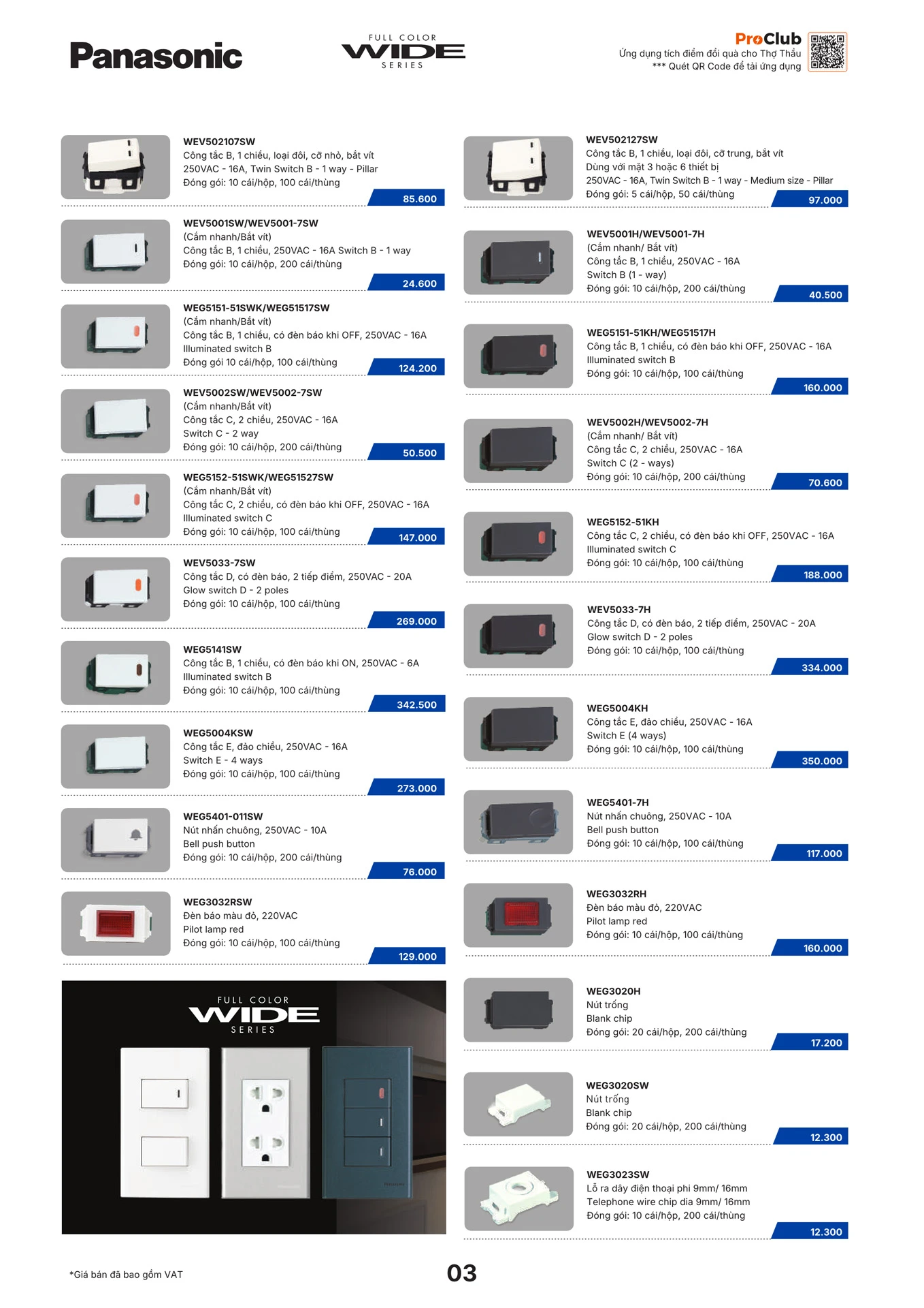 Bảng Giá Panasonic 2026 - Trang 4)