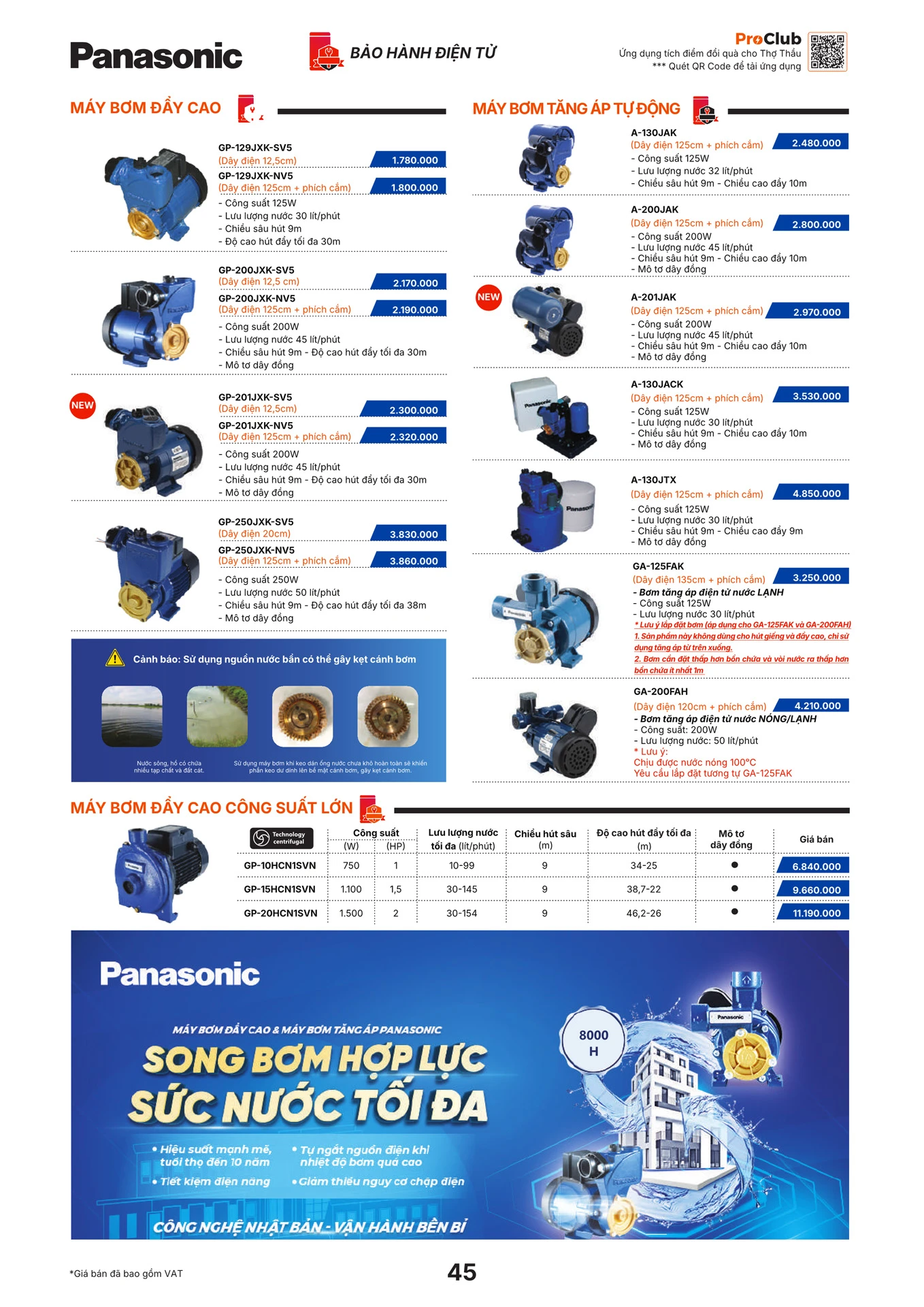 Bảng Giá Panasonic 2026 - Trang 46)