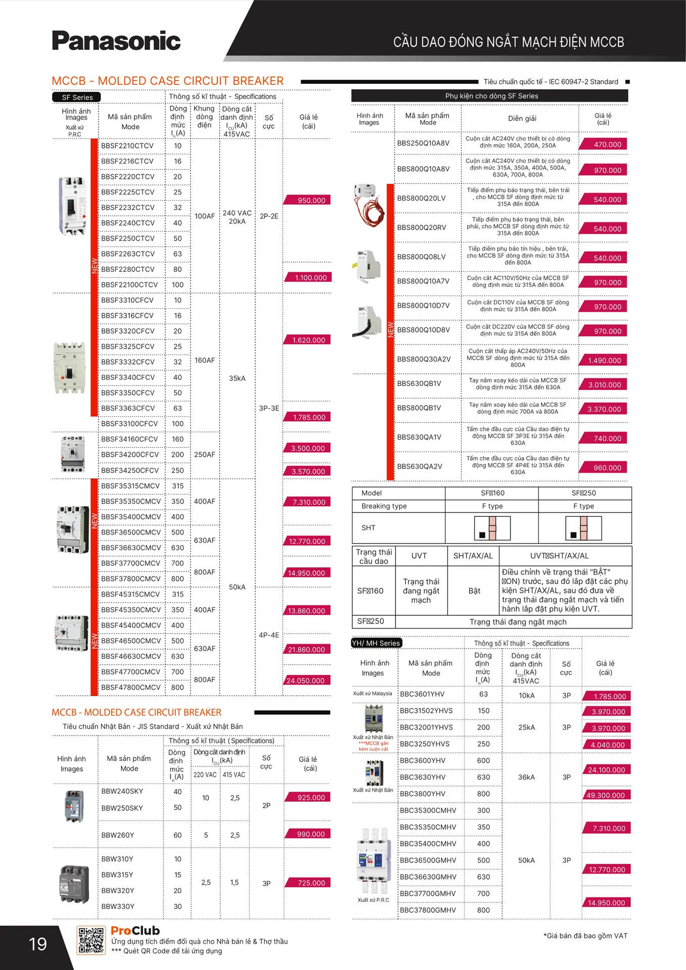 Bảng Giá Panasonic 2026 - Trang 20)
