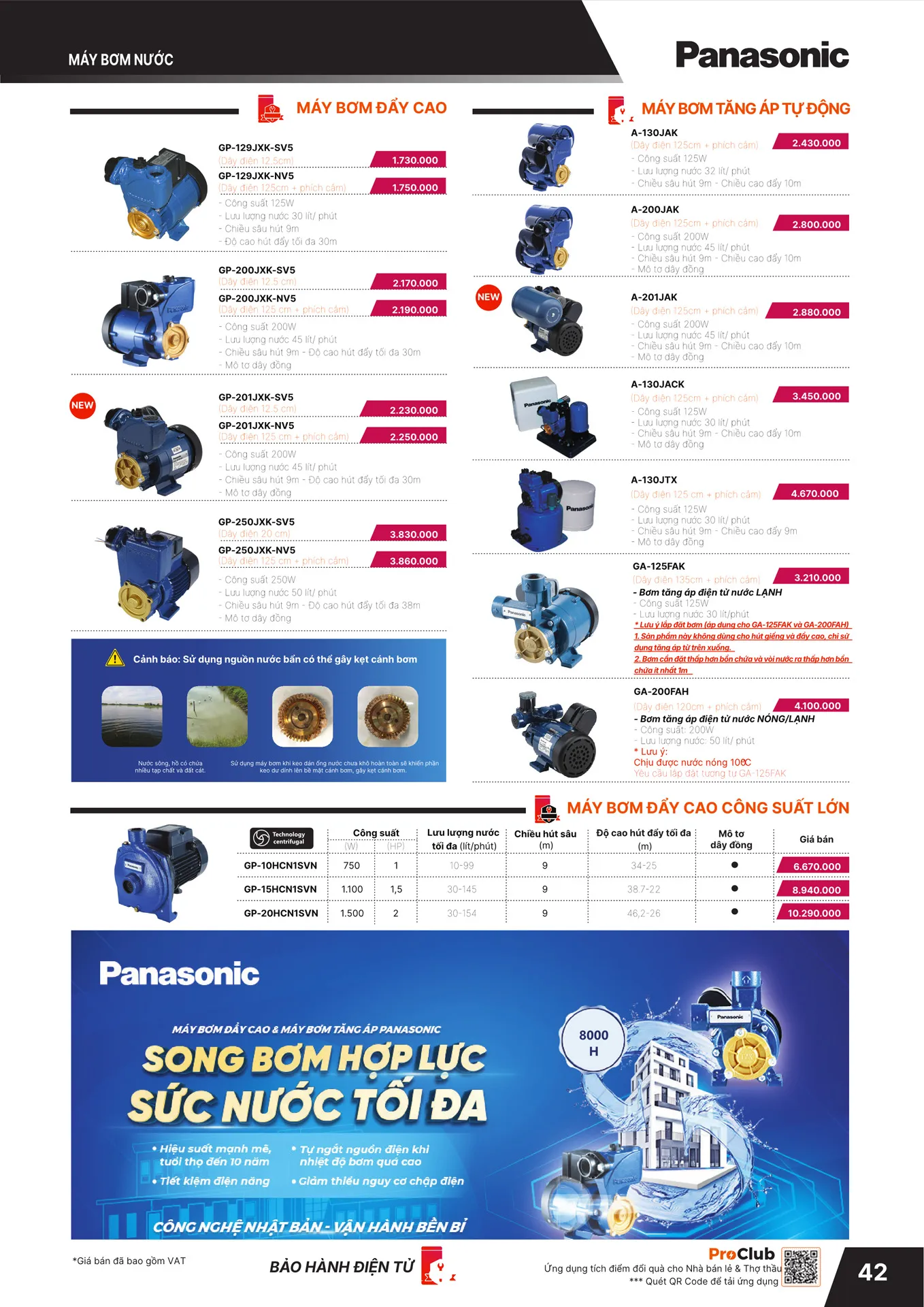 Bảng Giá Panasonic 2026 - Trang 34)