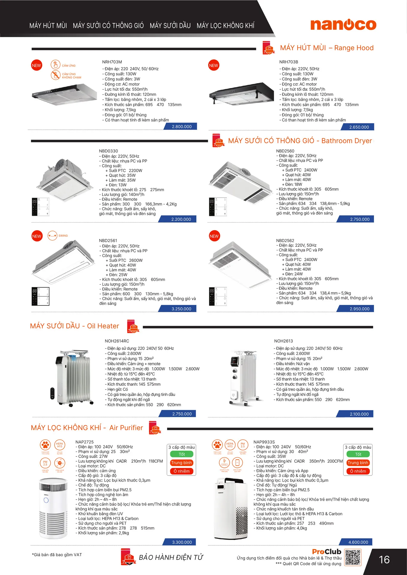 Bảng Giá NANOCO 2026 - Trang 104)