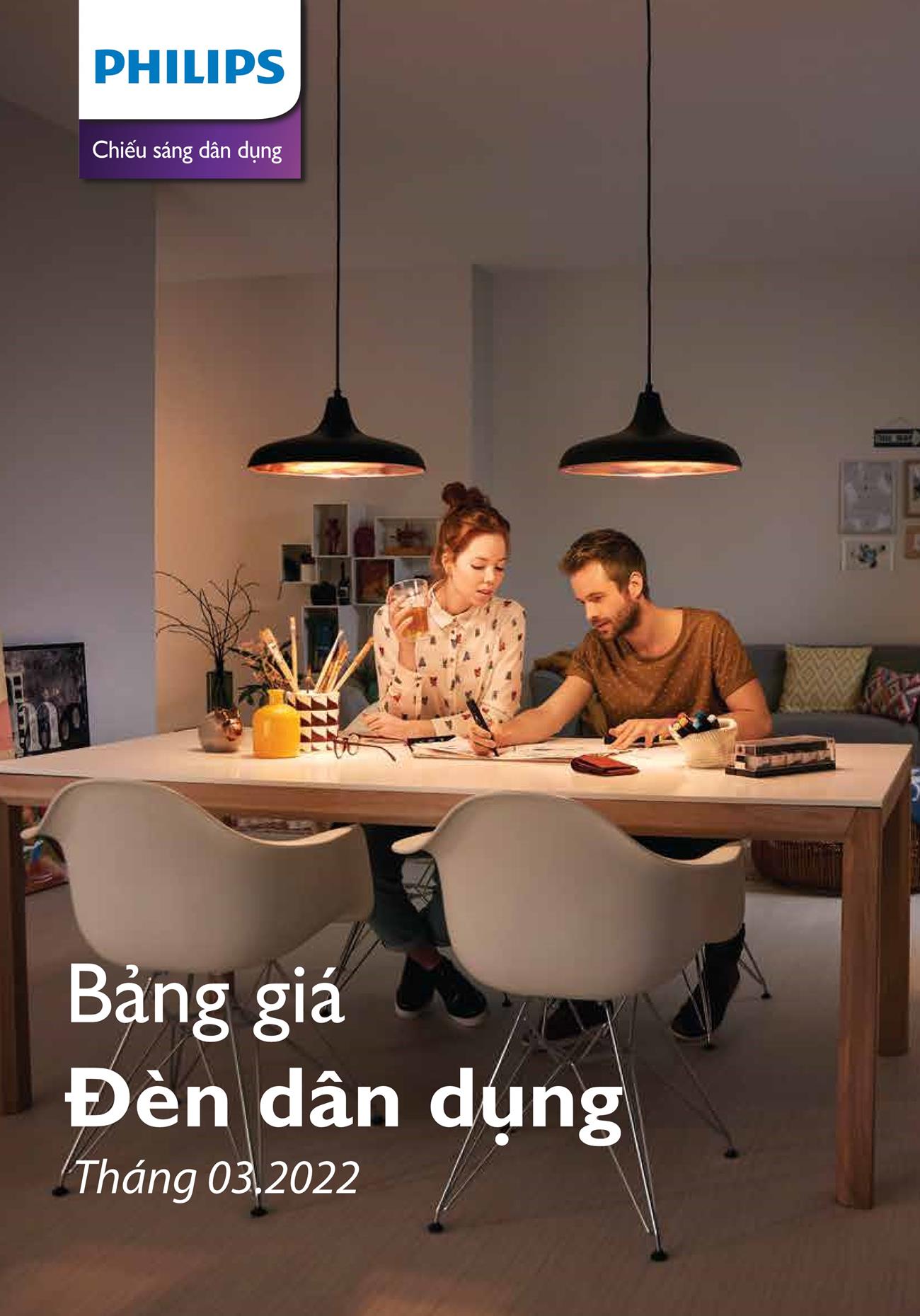 Bảng Giá đèn chiếu sáng Philips 2023 - Trang 1)