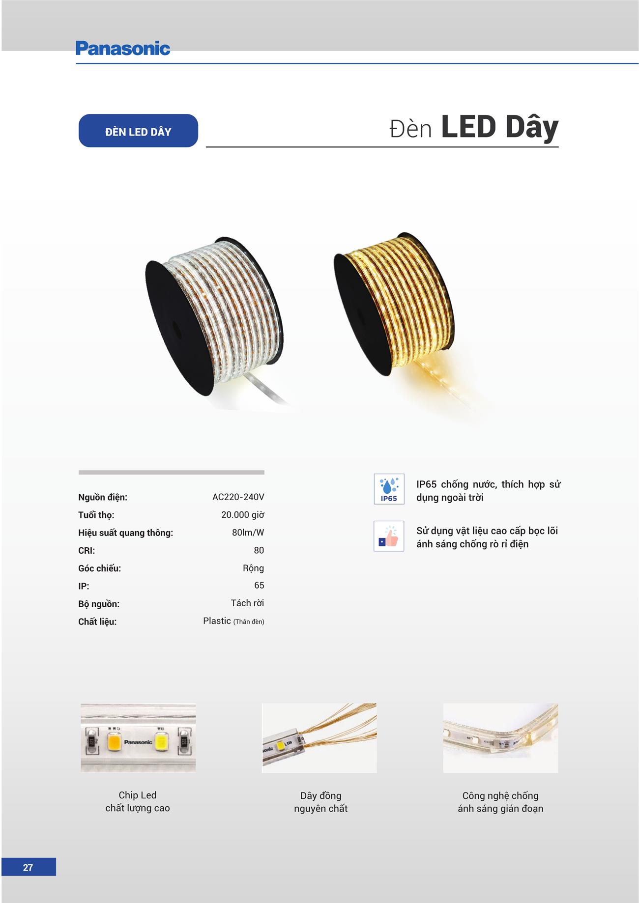 Catalogue Đèn LED Panasonic 2023 - Trang 28)